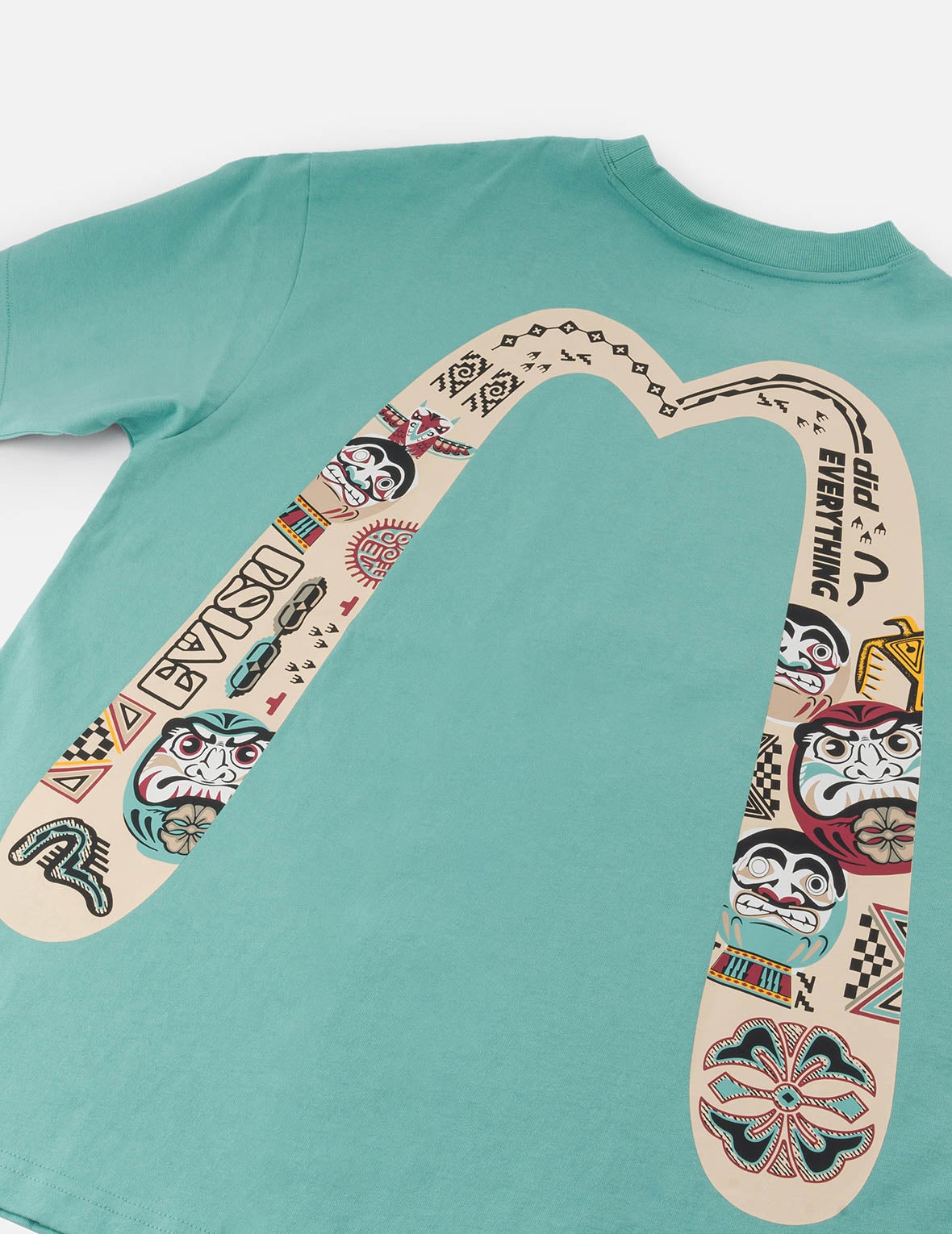 Slogan and Totem Daicock Print Relax Fit T-shirt - 8