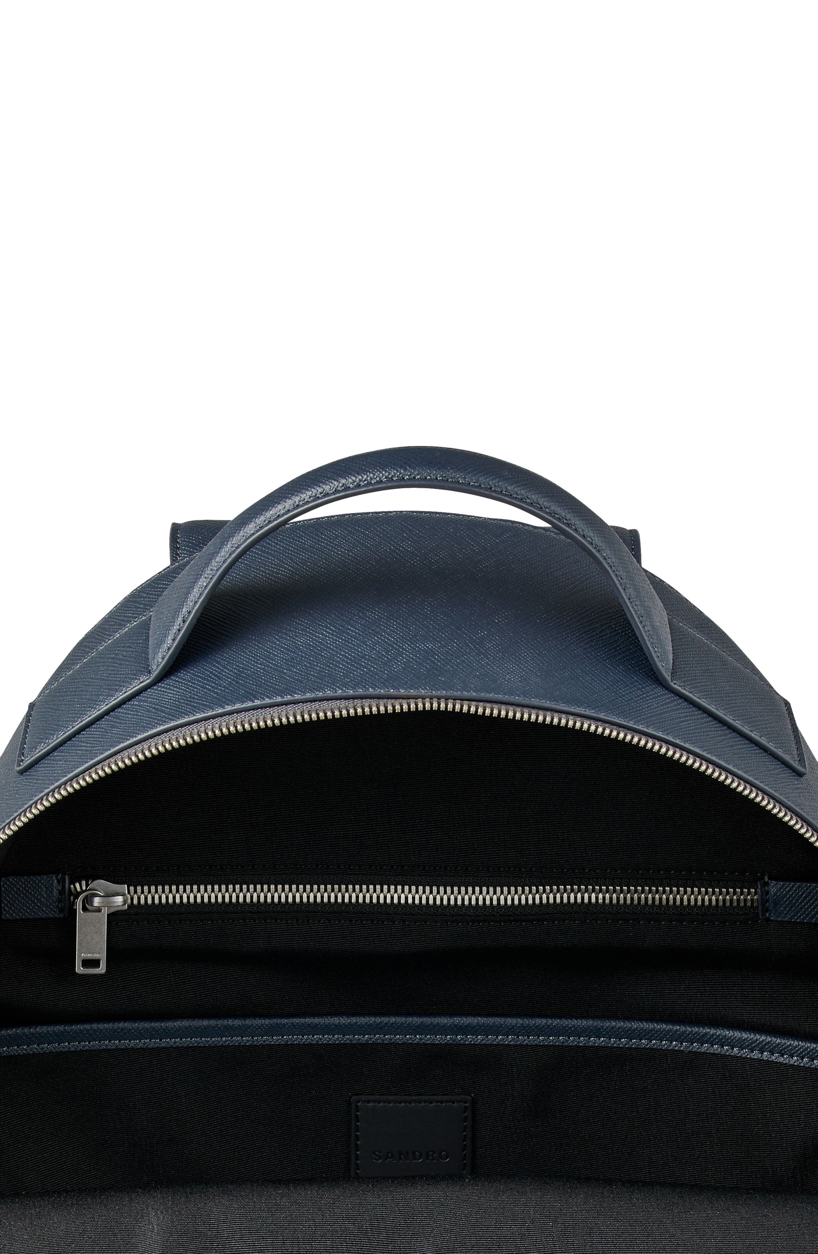 SANDRO Reconstituted leather rucksack in Fonte at Nordstrom - 5