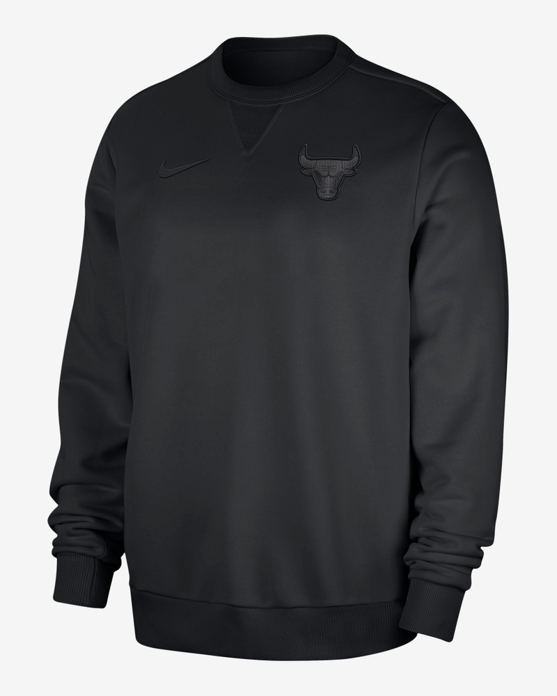 Chicago Bulls Standard Issue Men's Nike Dri-FIT NBA Crew-Neck Sweatshirt 1