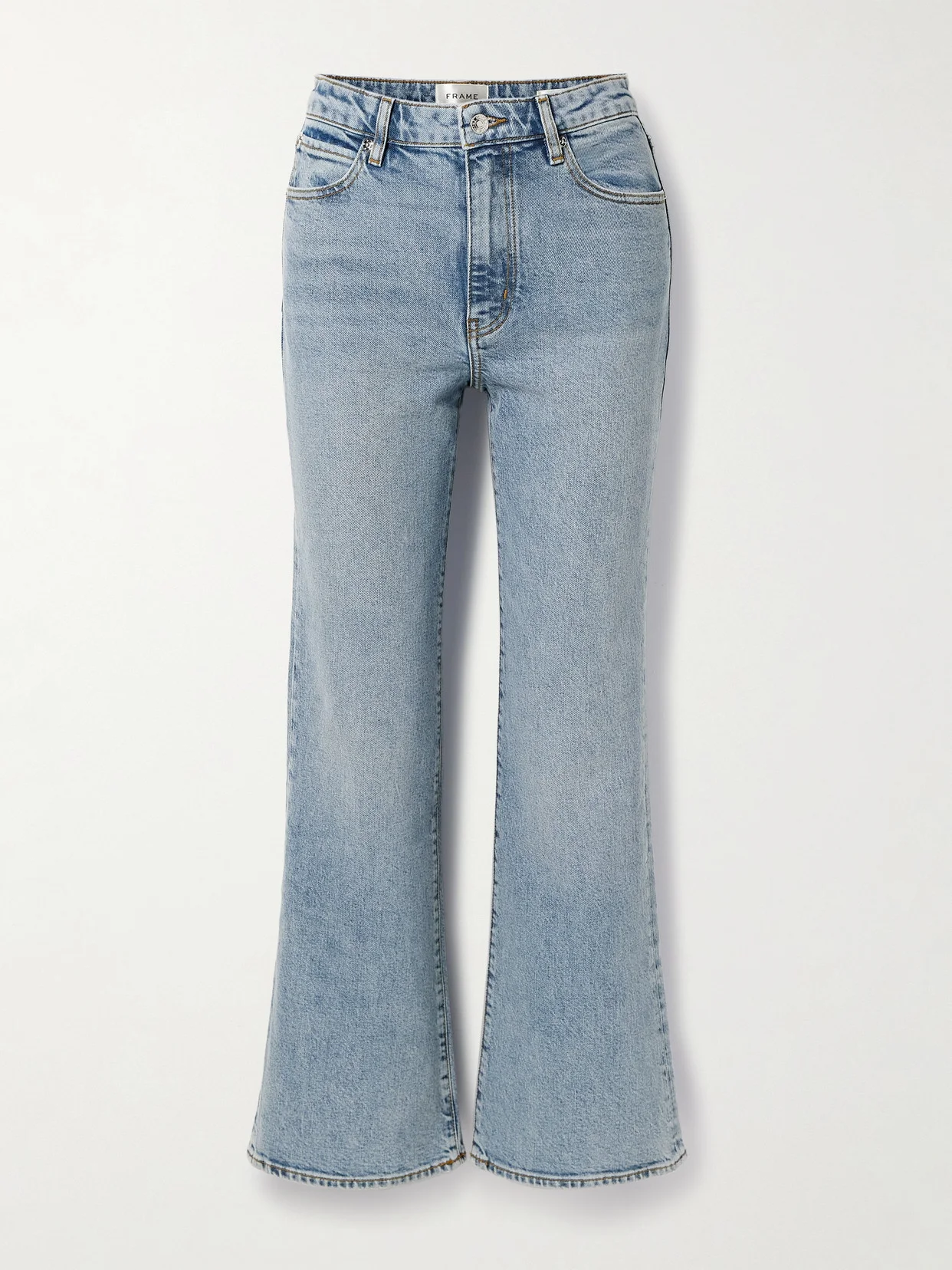 The Pixie Arrow Cropped High-rise Bootcut Jeans - 1