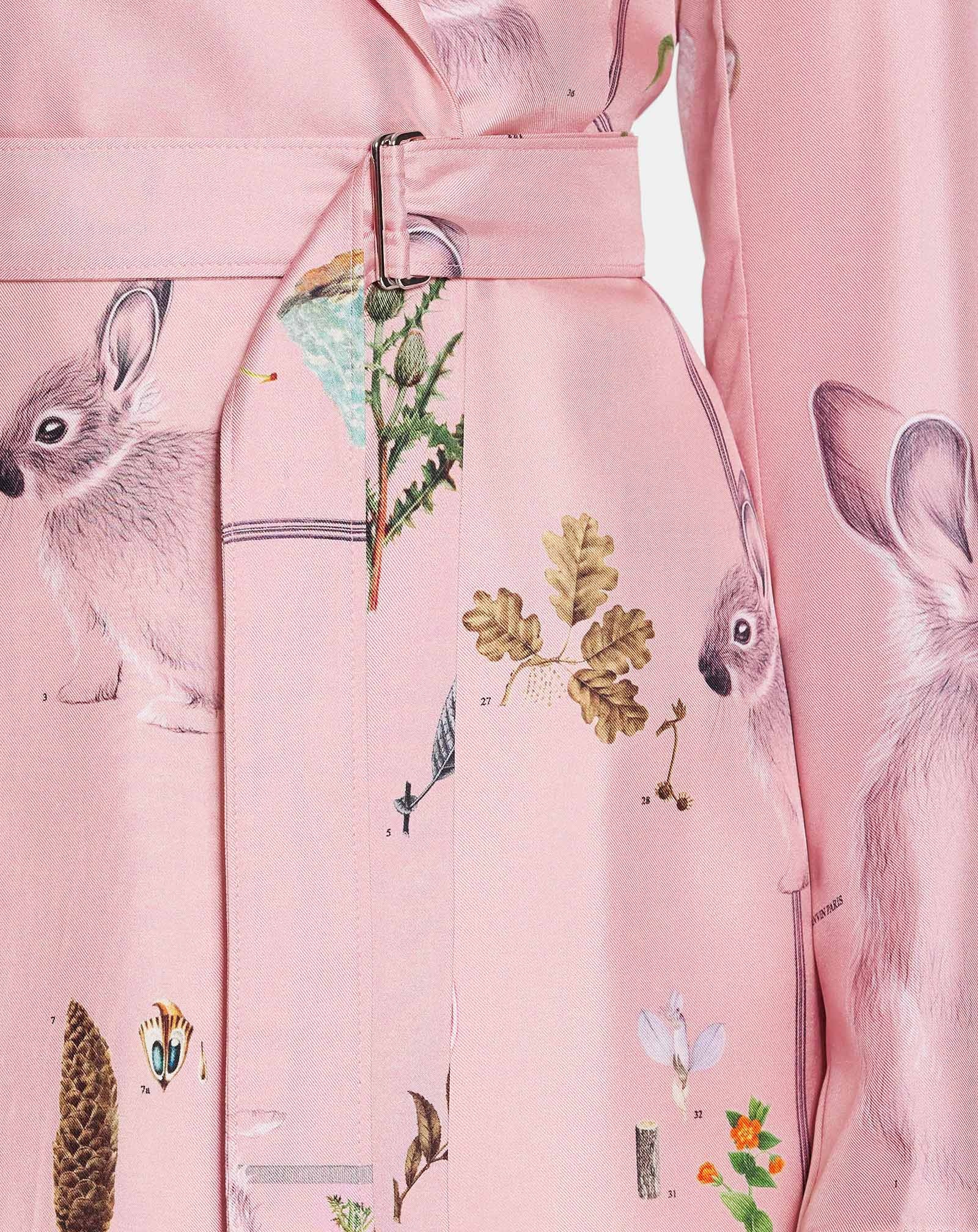 SHIRT DRESS IN PRINTED SILK - 5
