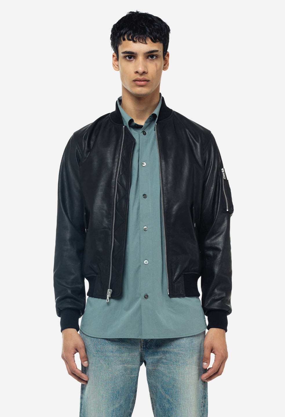LEATHER BOGOTA BOMBER - 2