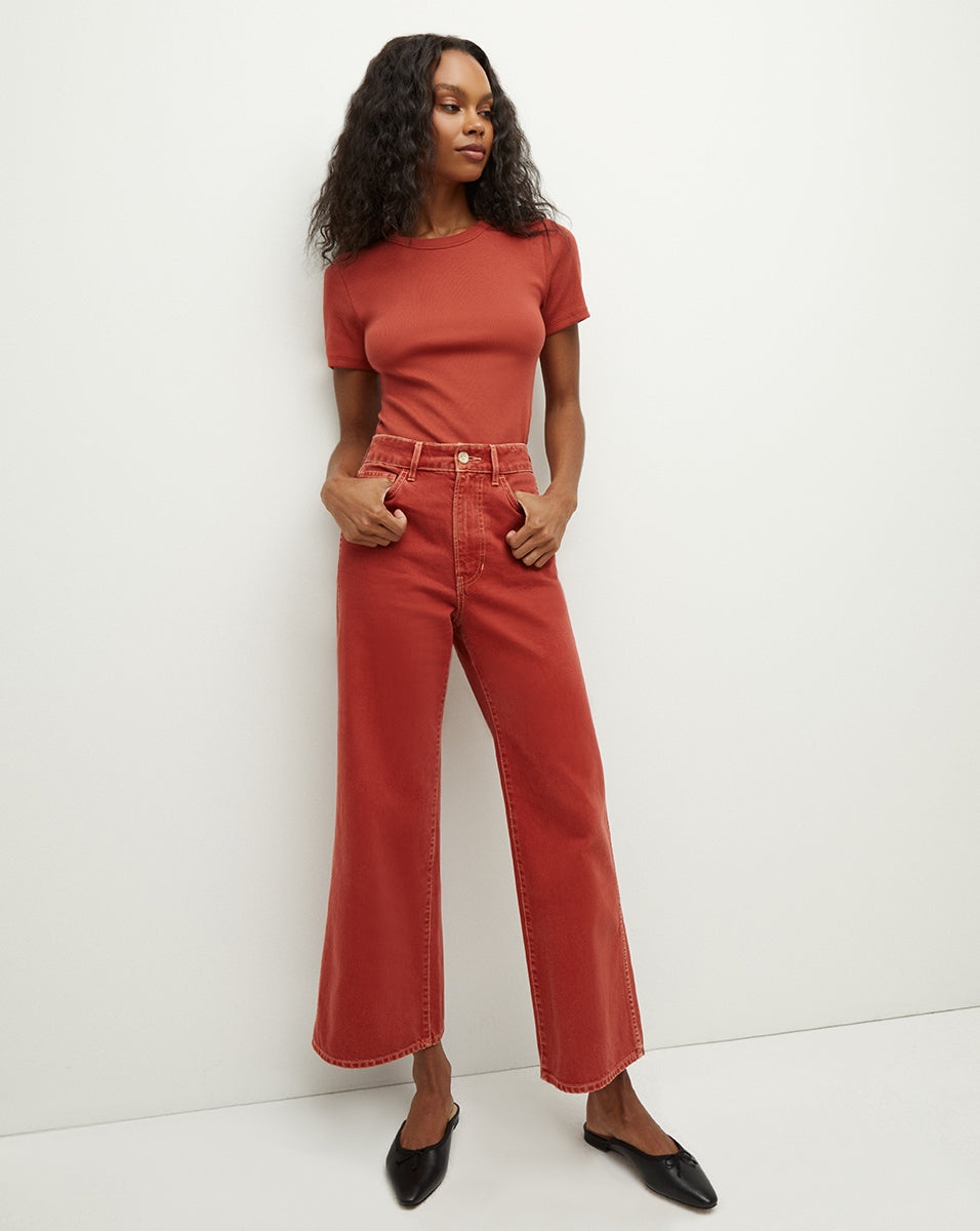 TAYLOR CROPPED WIDE-LEG JEAN - 2