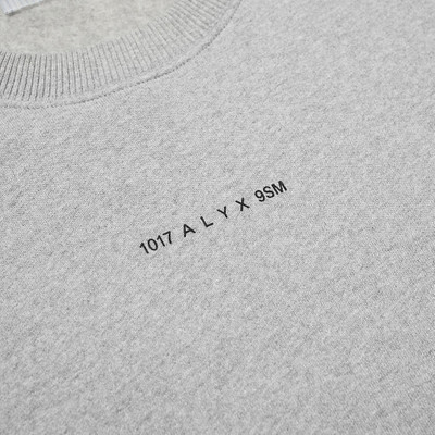 1017 ALYX 9SM 1017 ALYX 9SM Visual Crew Sweat outlook