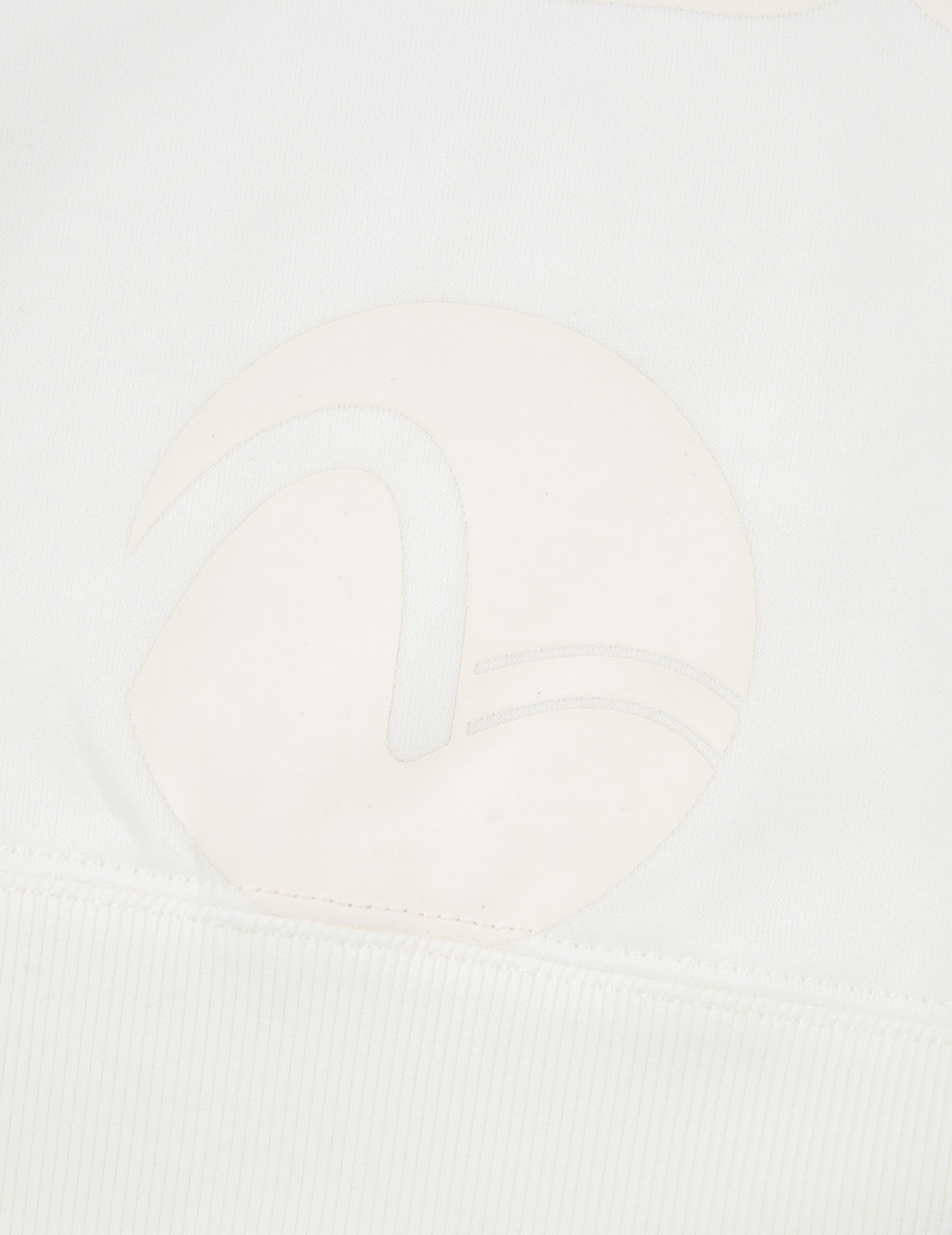 Transparent Seagull Badge Logo Print Sweatshirt - 8