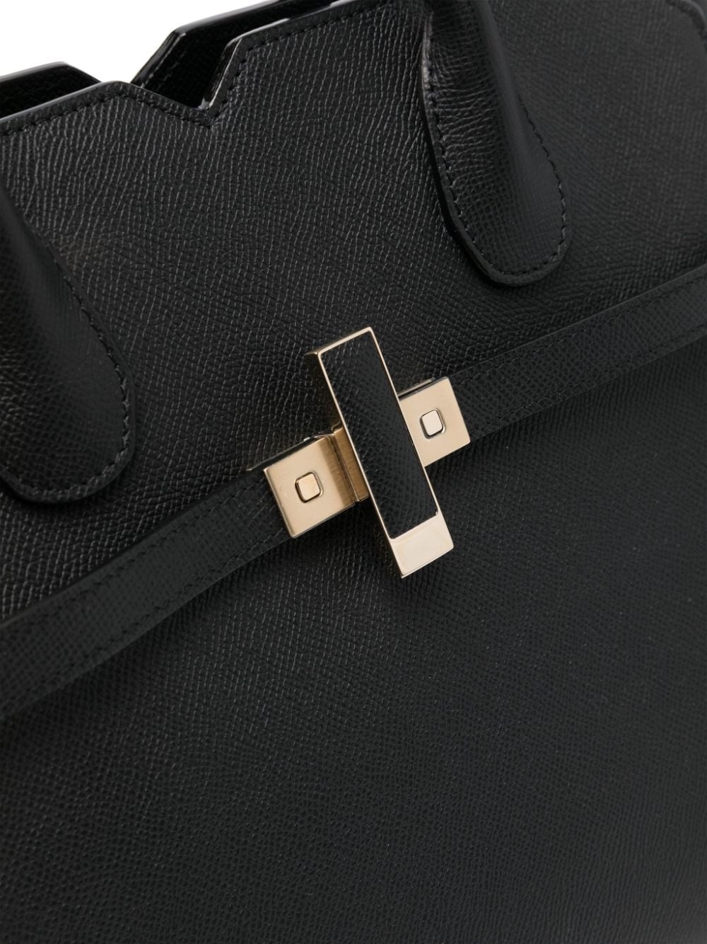 medium Milano leather tote bag - 4