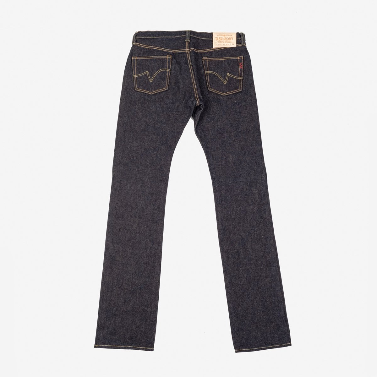 IH-555S-19L 19oz Left Hand Twill Selvedge Denim Super Slim Cut Jeans - Indigo - 5
