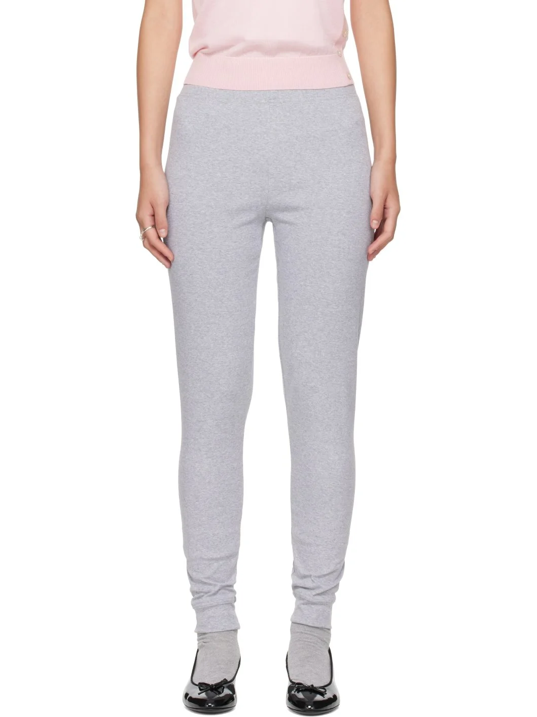 Gray Long Jane Leggings - 1