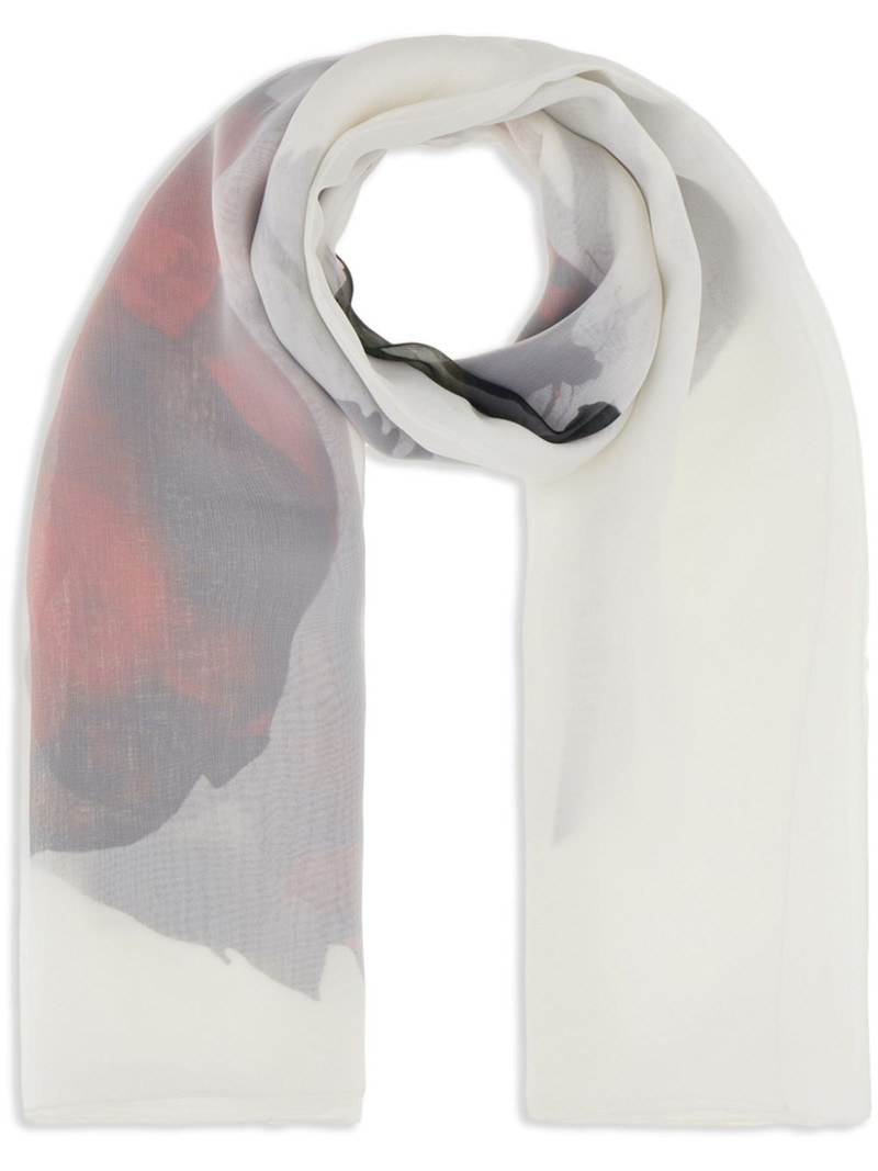 floral-print scarf 1