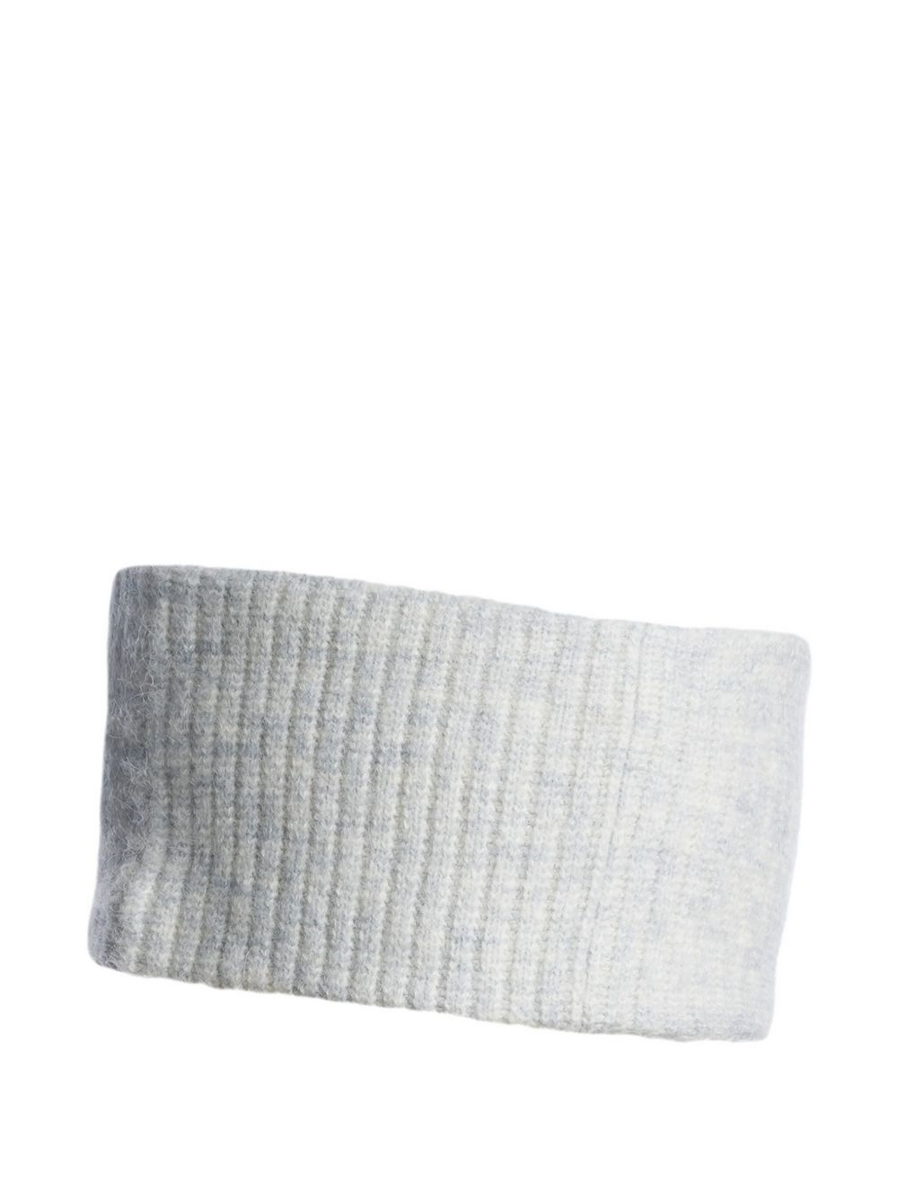 ribbed-knit logo headband - 2
