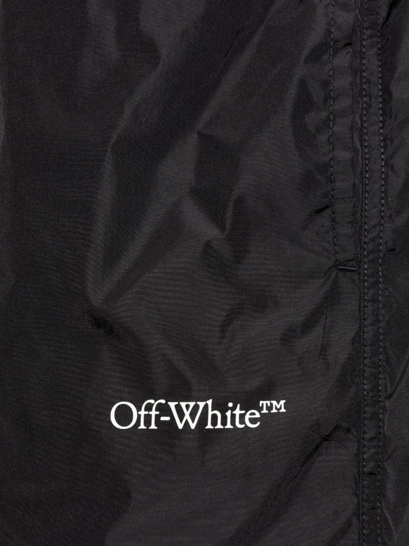 Off-White logo-print swim shorts outlook