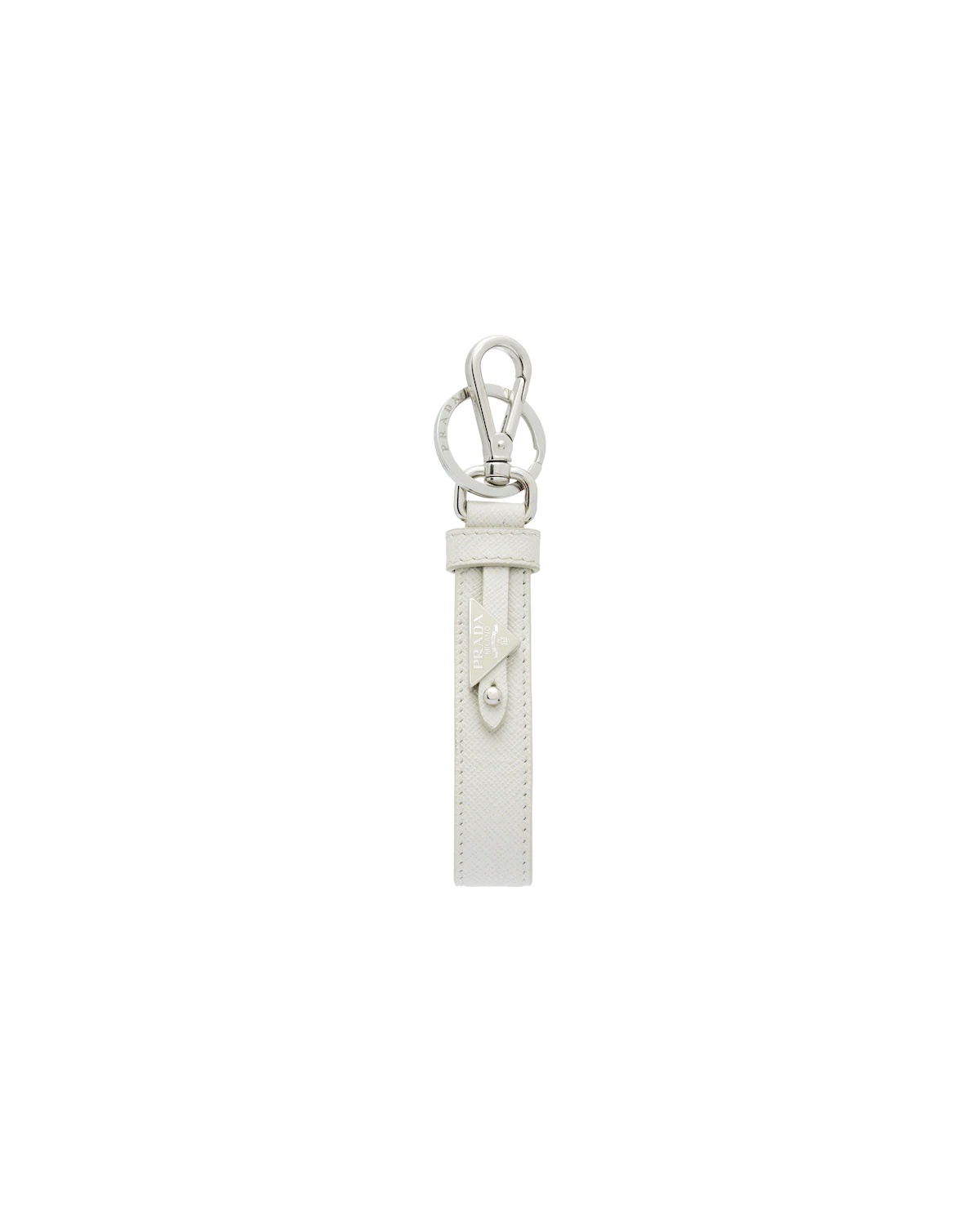 Customized Saffiano leather keychain - 1