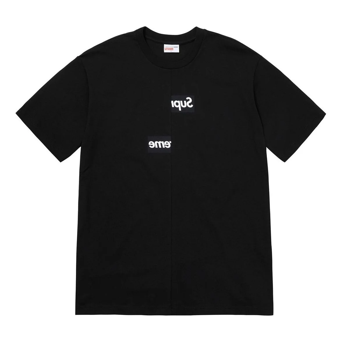 Supreme FW18 x COMME des GARCONS Shirt Split Box Logo Tee Logo Tee SUP-FW18-401 - 1