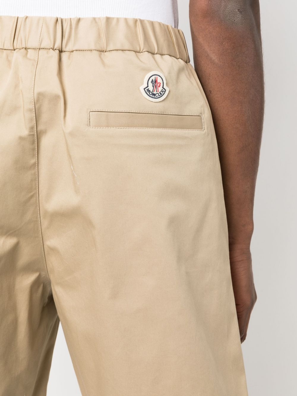 logo-patch drawstring bermuda shorts - 5