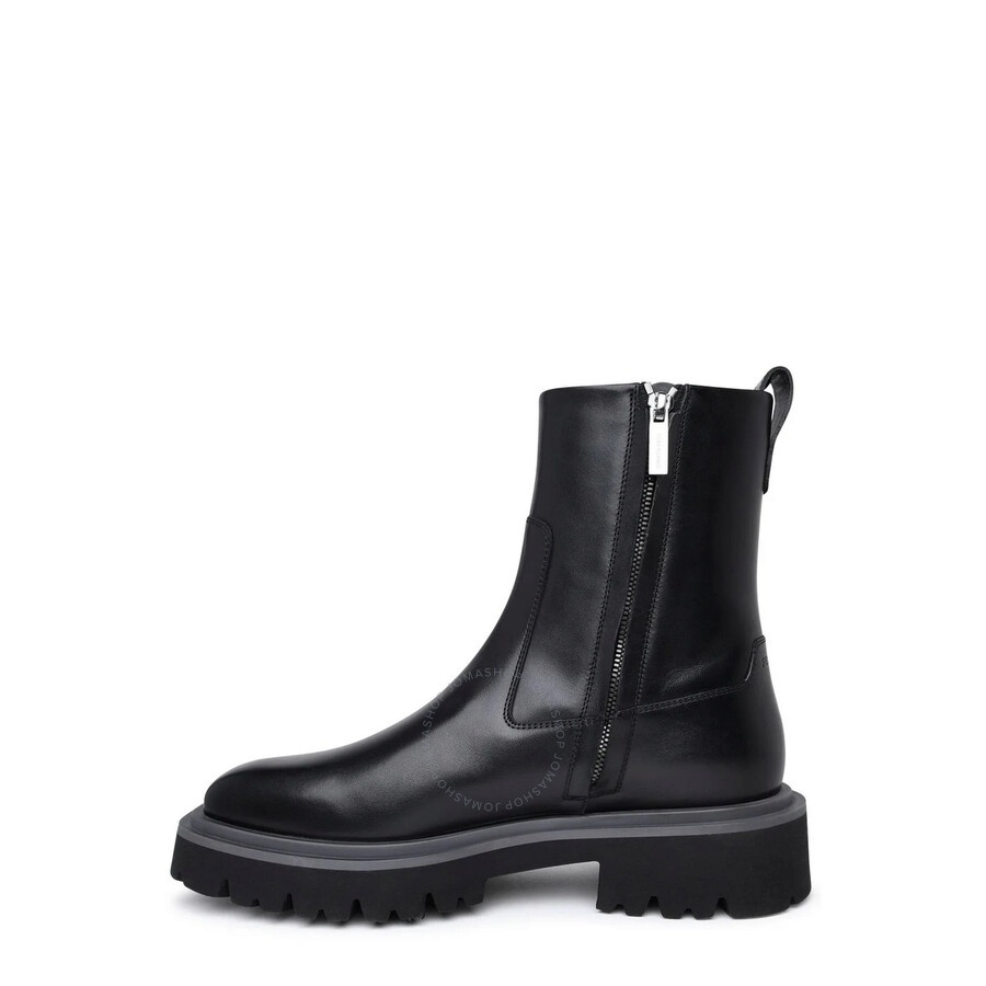Ferragamo Demi Leather Ankle Boots - 3