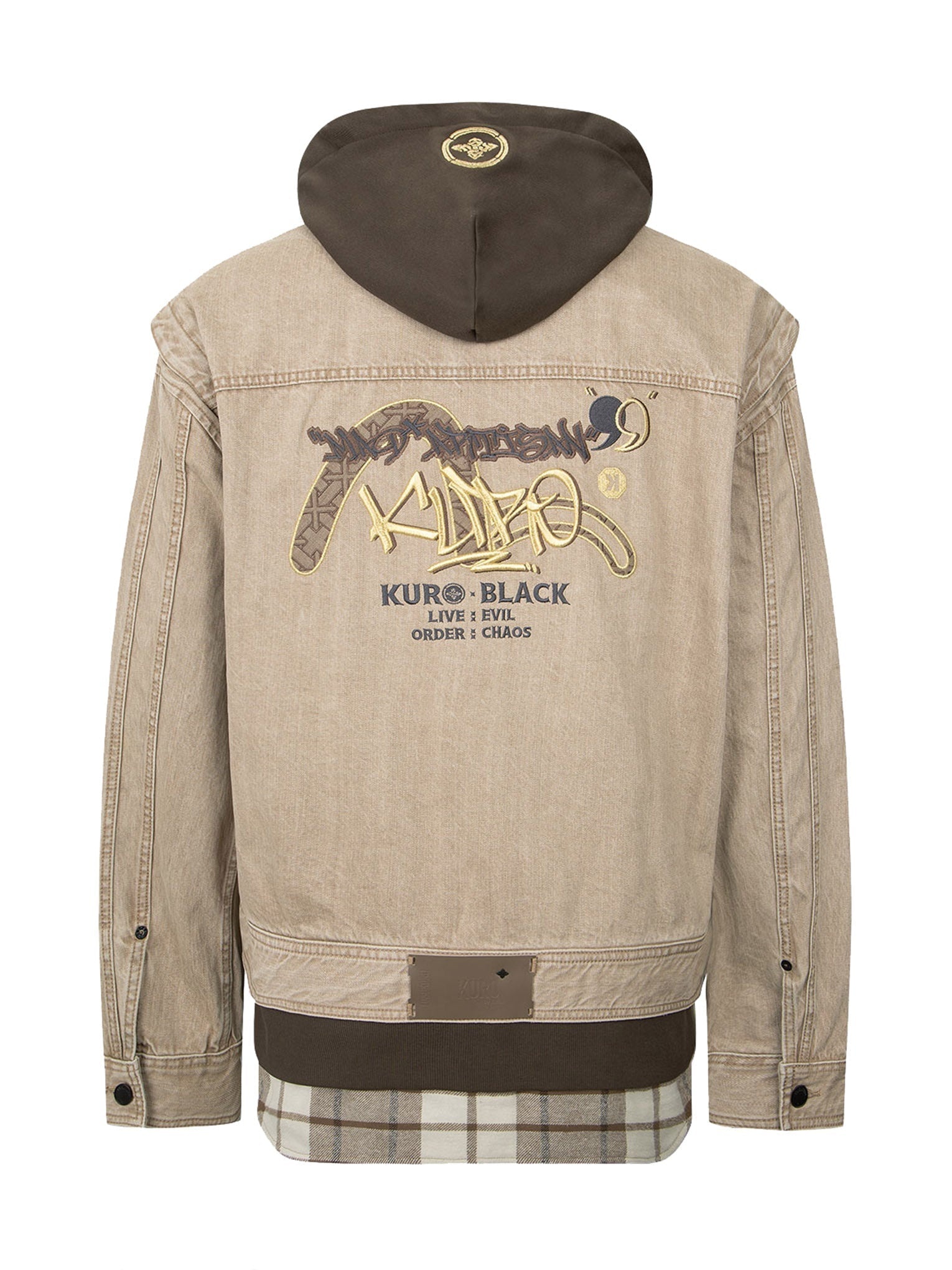 Seagull Inserted Mock 3-in-1 Denim Jacket - 12
