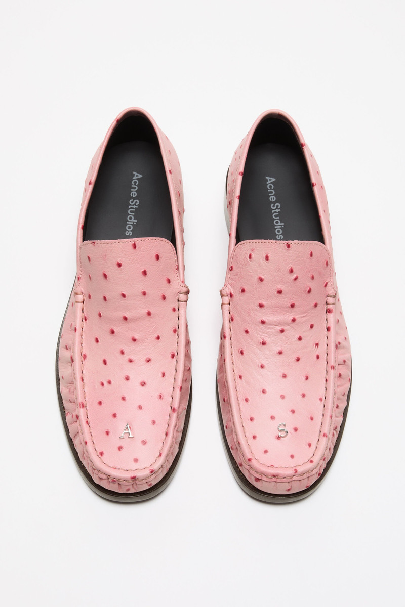 Acne Studios Leather loafers - Pink outlook