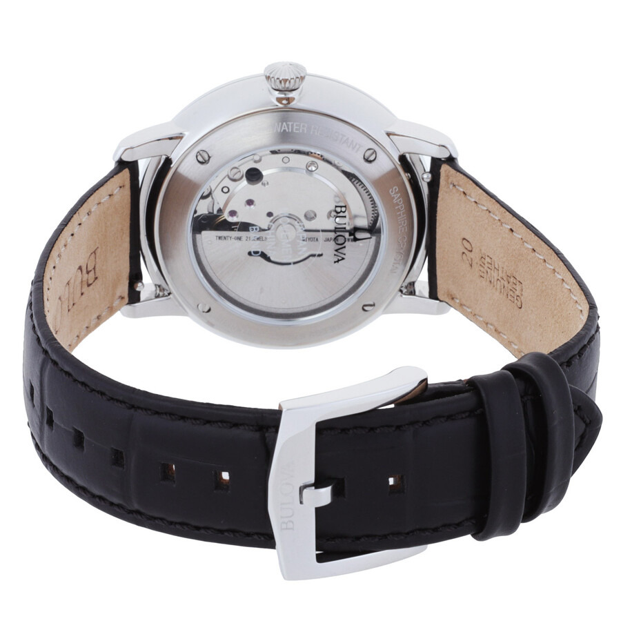 Bulova - Bulova Hudson Automatic Black Dial Men's Watch 96B441 - 3