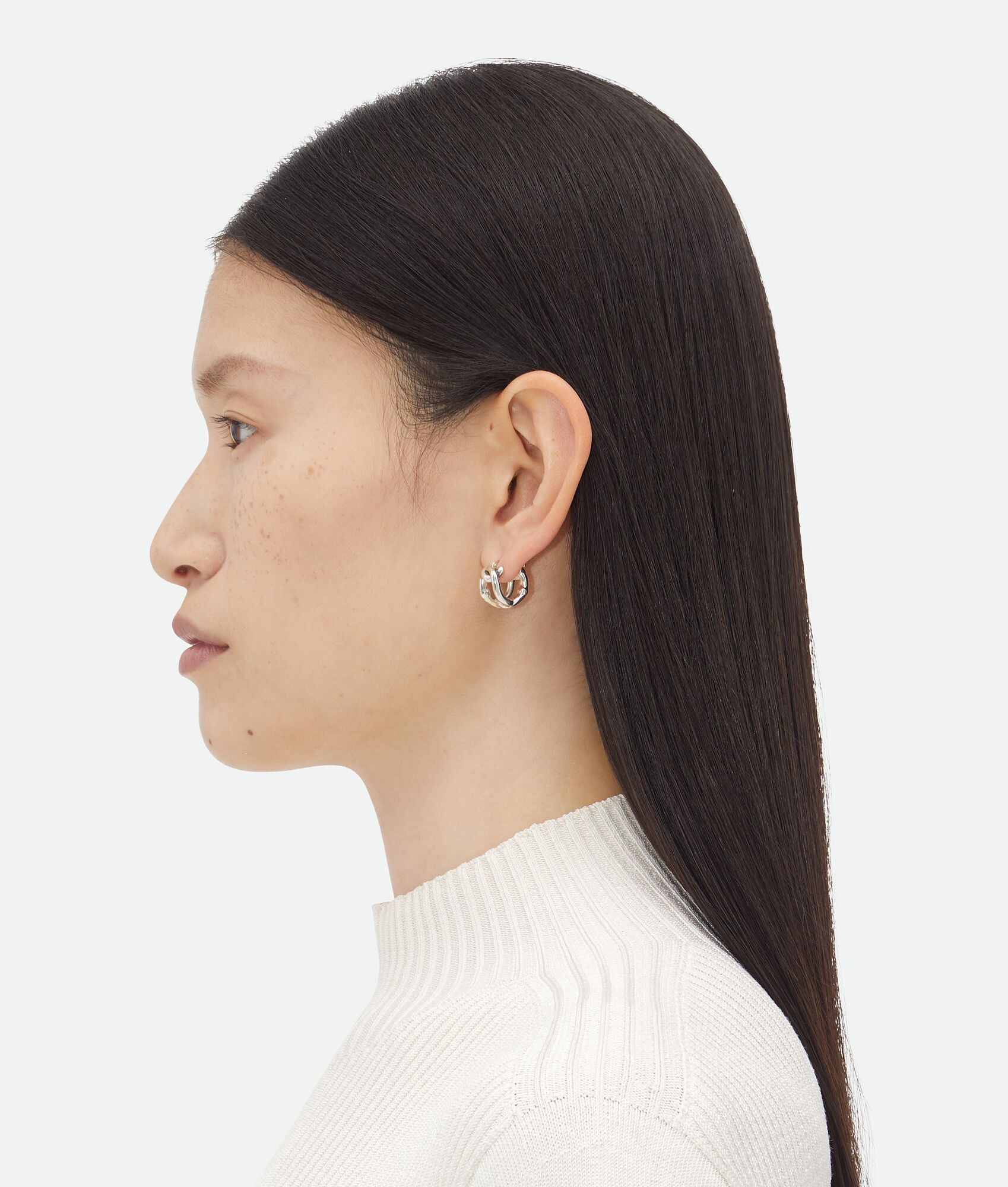 Chain Hoop Earrings - 4