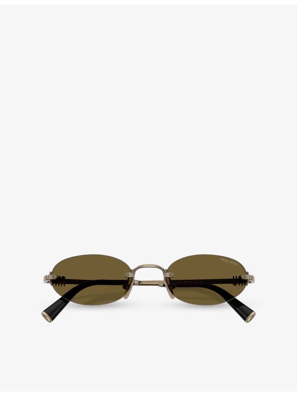 A54S Oval-Frame Metal Sunglasses - 5