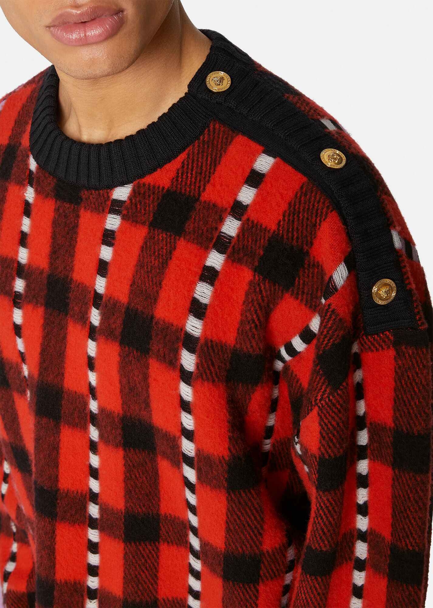 Tartan Wool Sweater - 5