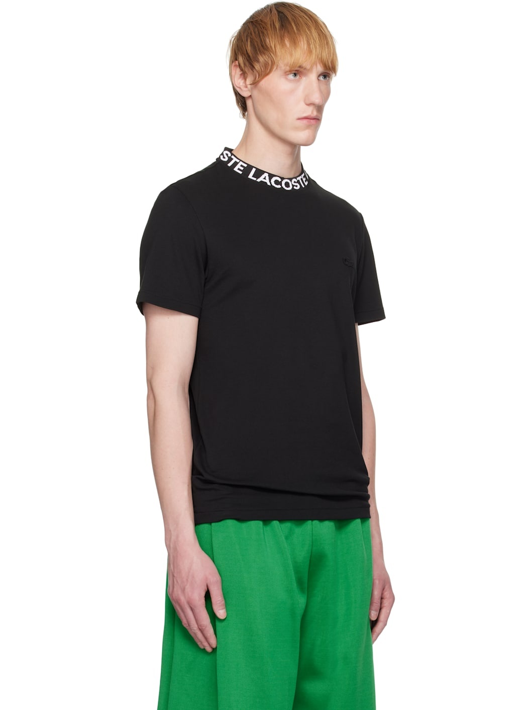 Black Branded Piqué T-shirt - 2