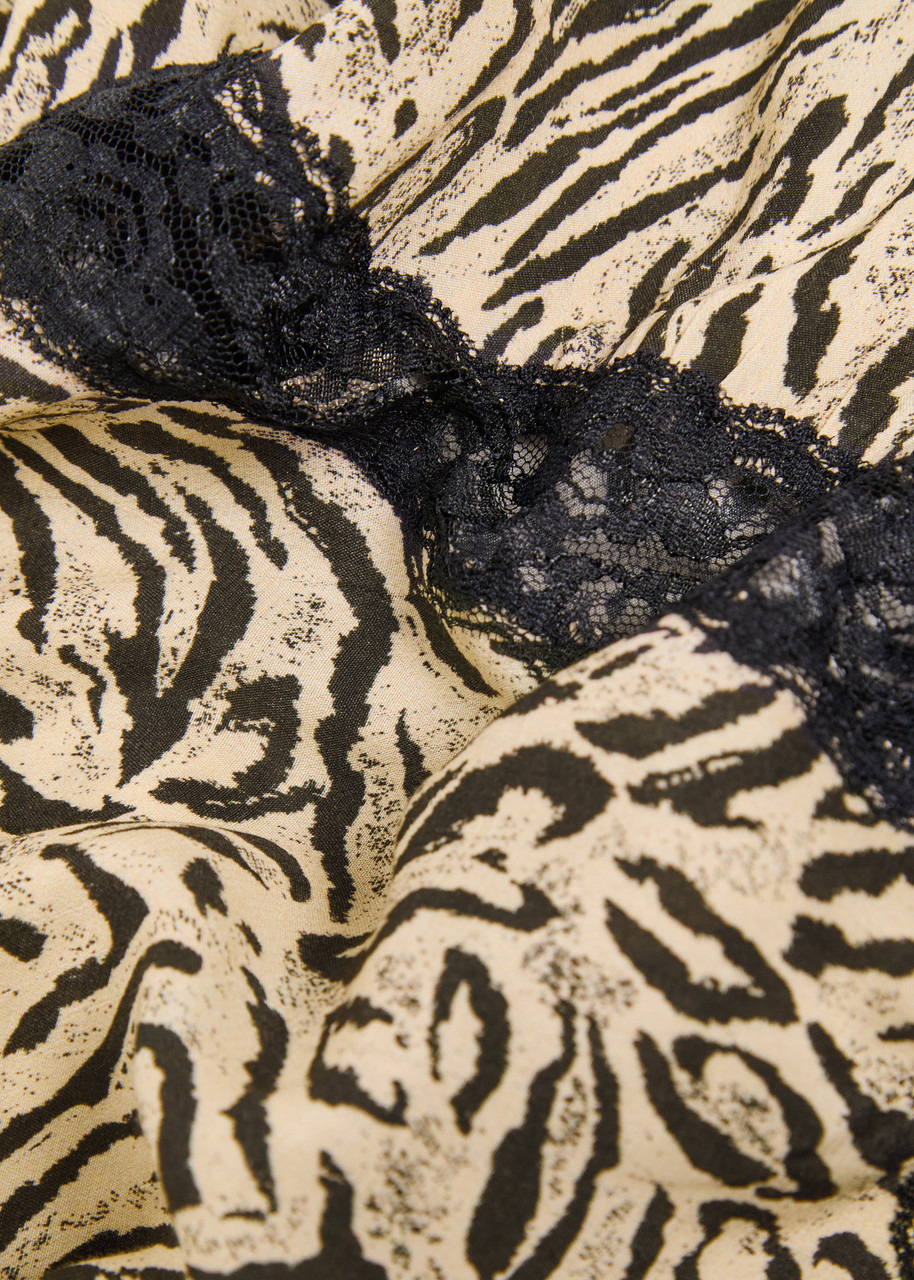 Rixo Iggy Leopard-print Crepe de Chine Midi Dress - 5
