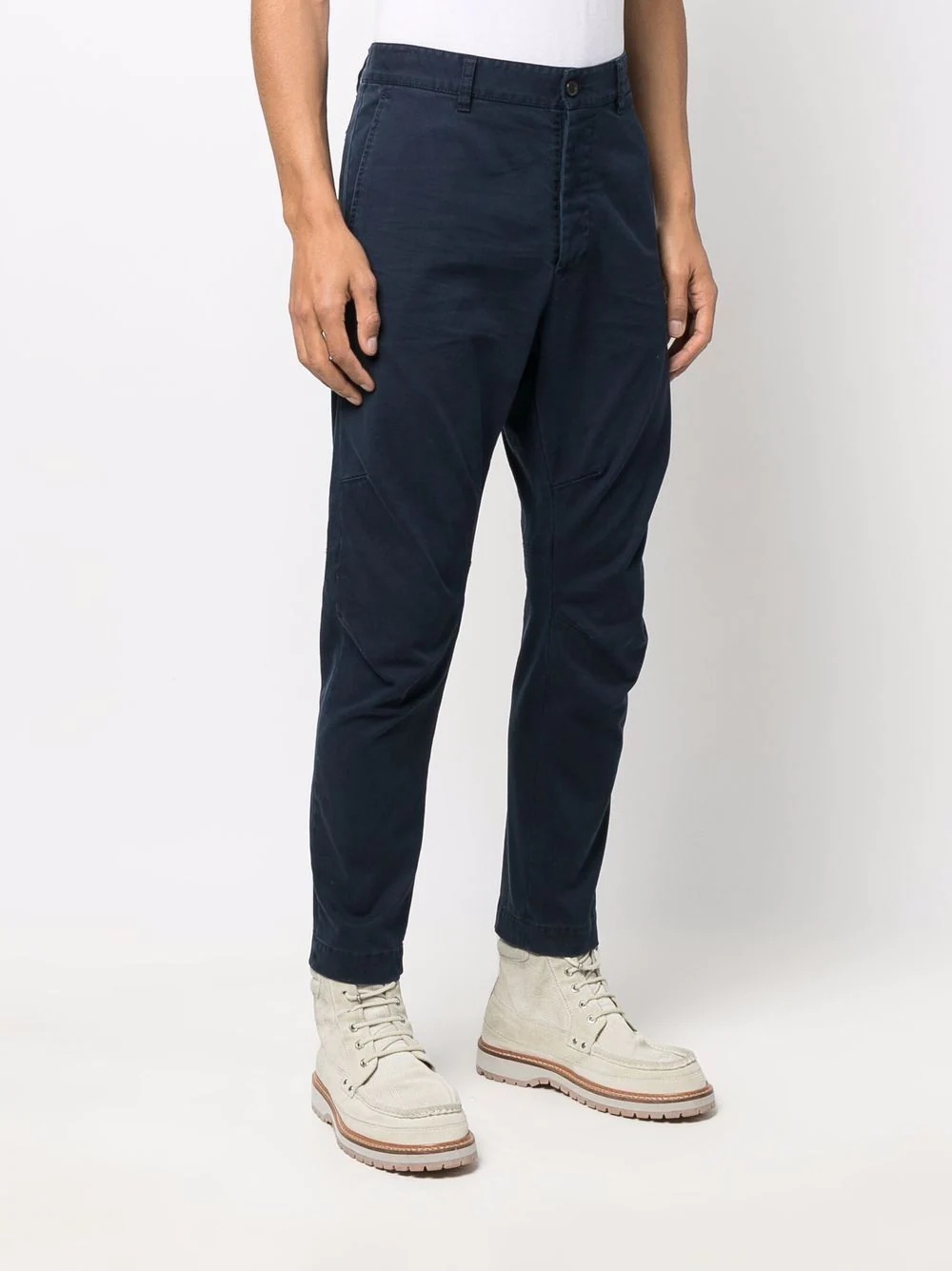 high-waisted chinos - 3