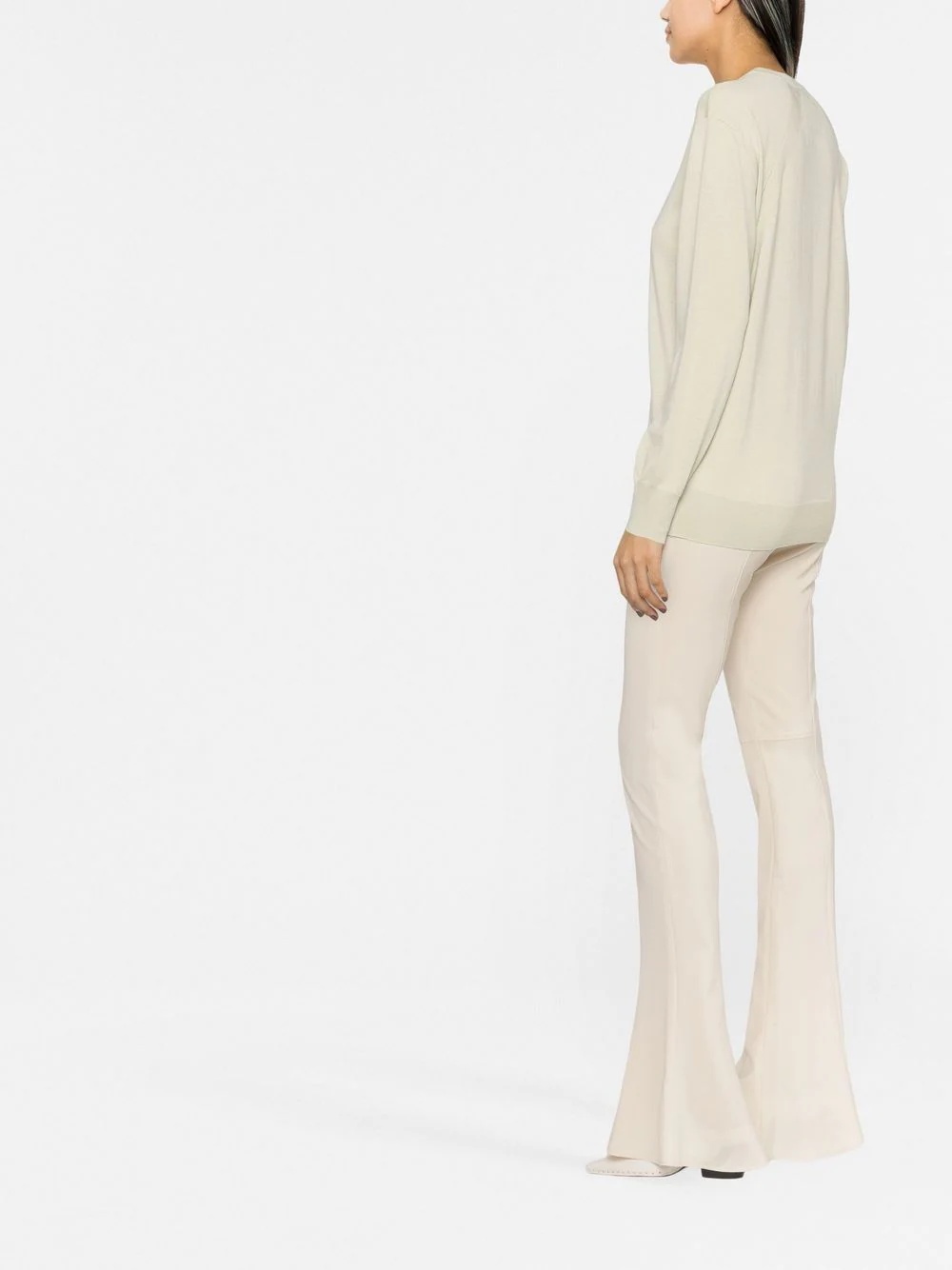 crew-neck wool jumper - 3