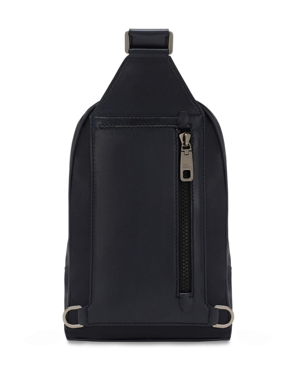 logo-lettering cross body backpack - 2