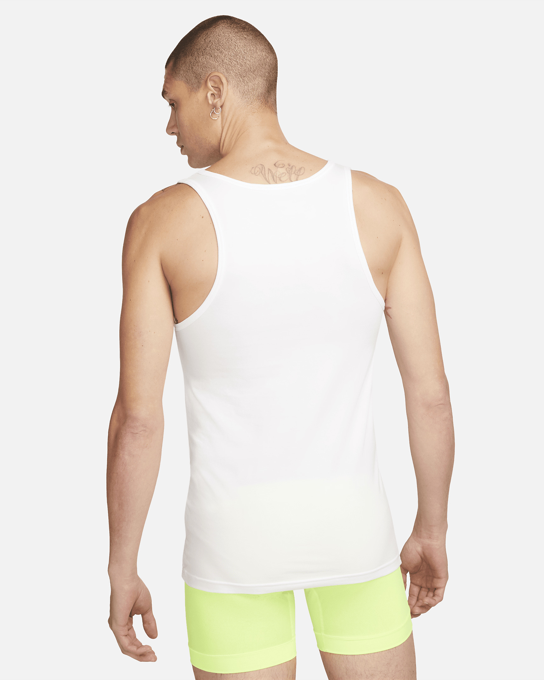 Nike Dri-FIT Essential Cotton Stretch Men's Slim Fit Tank Undershirt (2-Pack) - 2