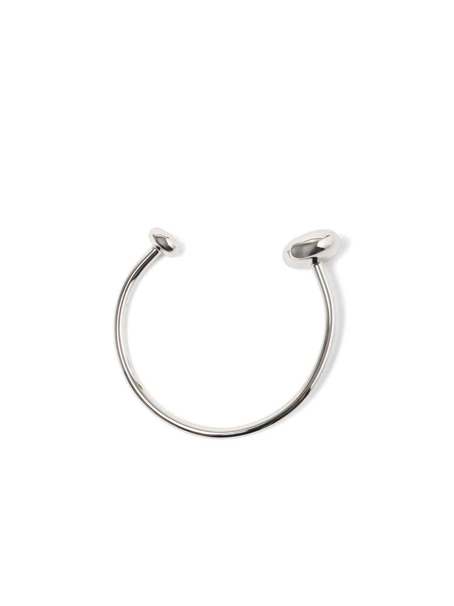 Anagram Pebble Cuff in Silver - 2
