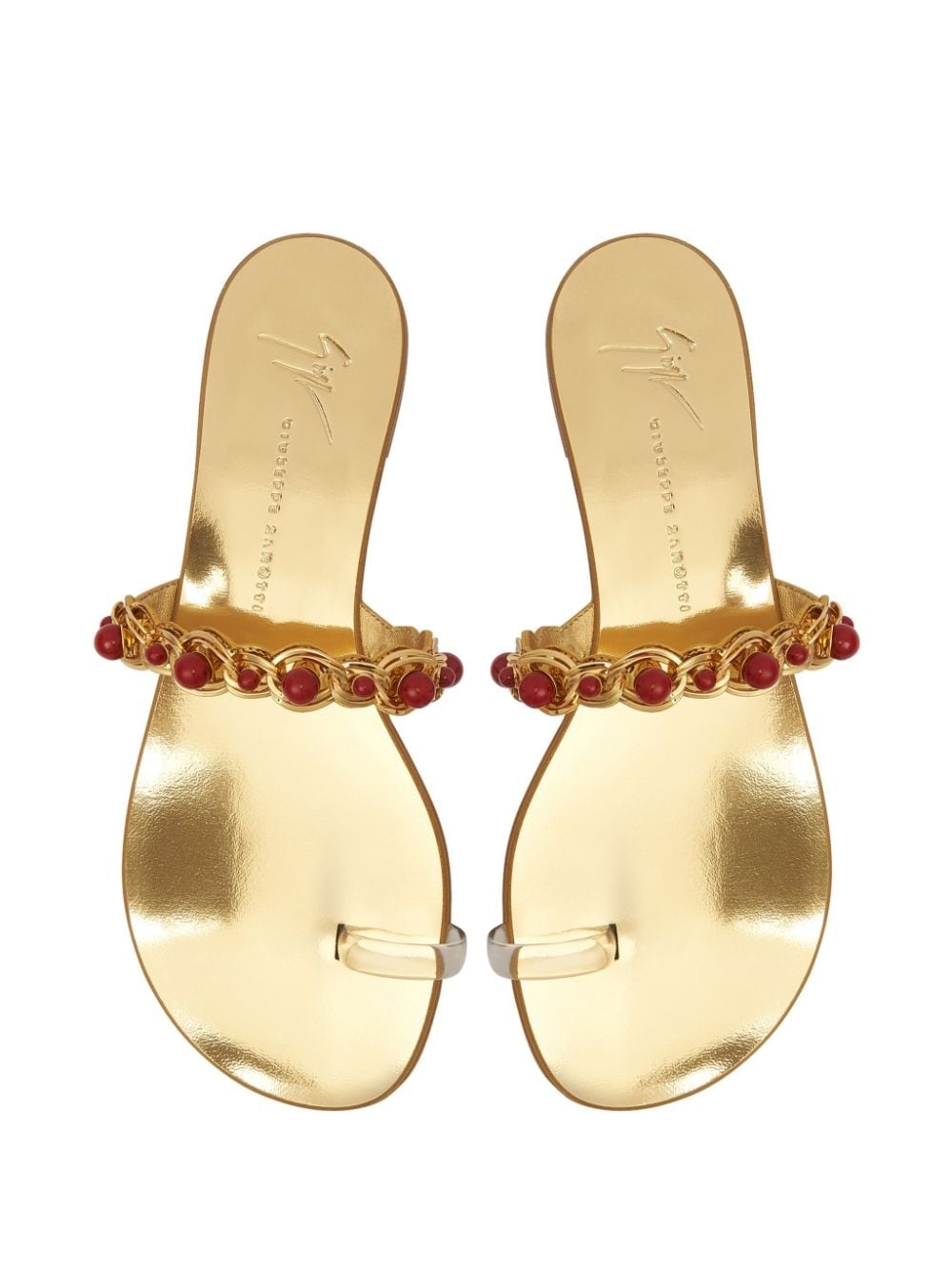 Marguerithe bead-embellished sandals - 4