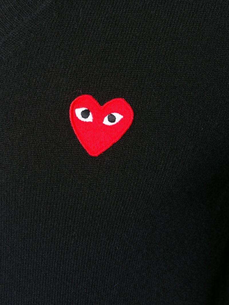 heart logo sweater - 5
