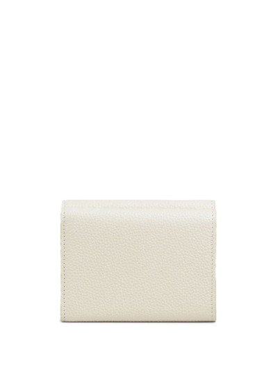 Marni logo-stitch tri-fold leather wallet outlook