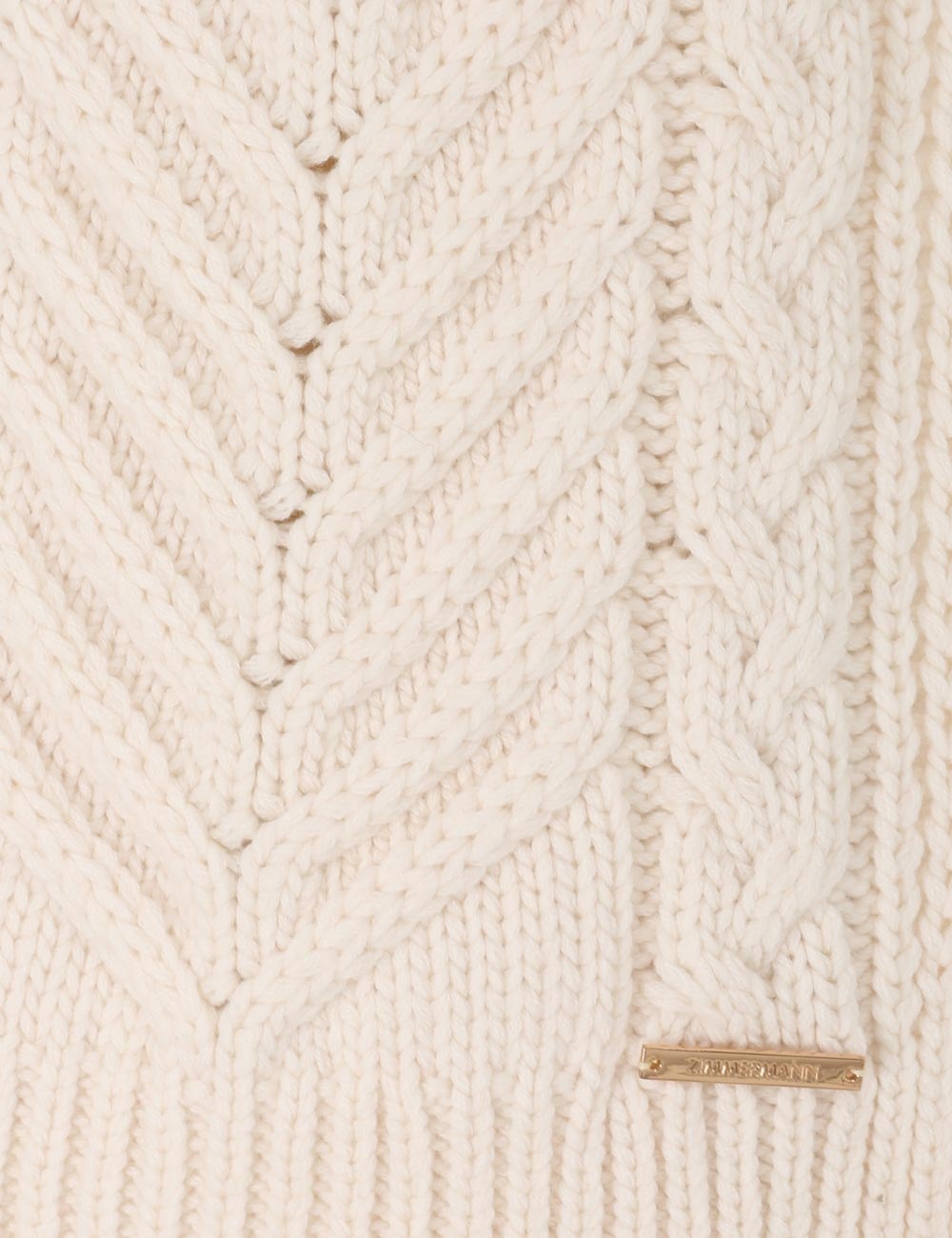 CABLE KNIT SCARF - 3