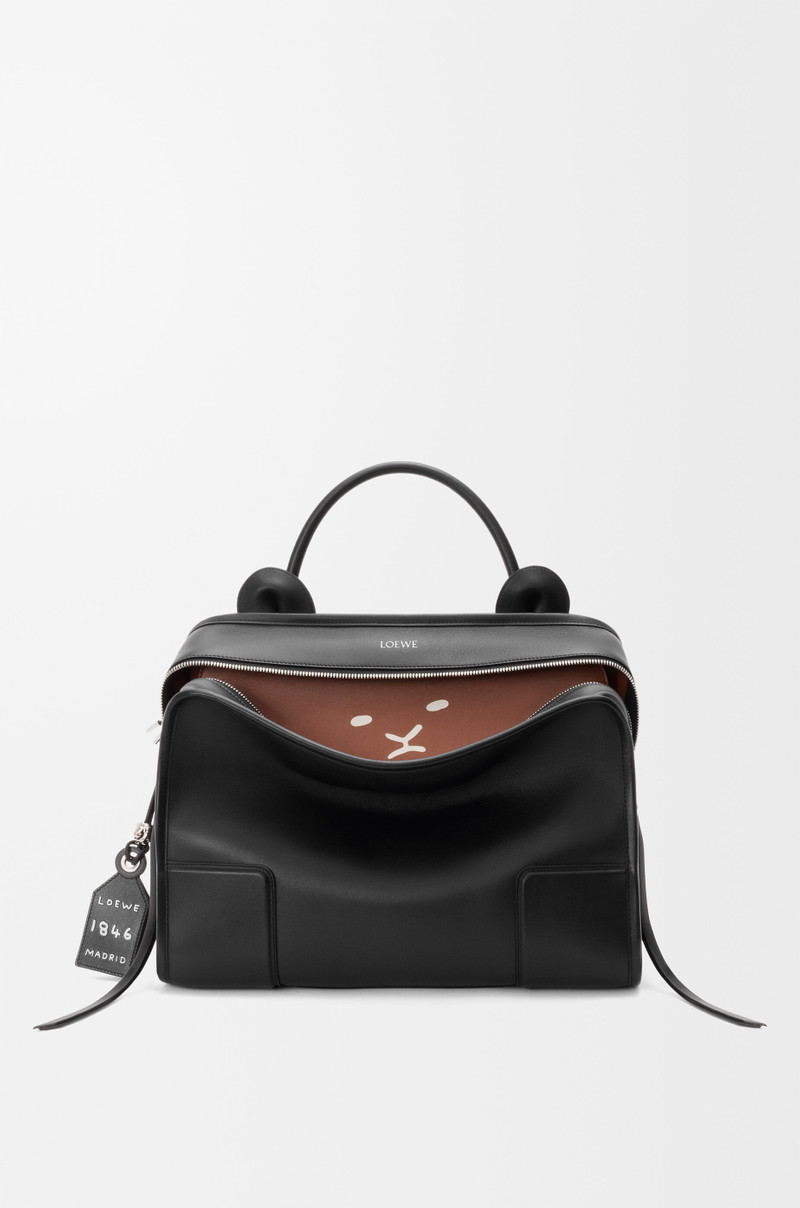 Large Lion Intarsio Amazona 180 bag in calfskin 1