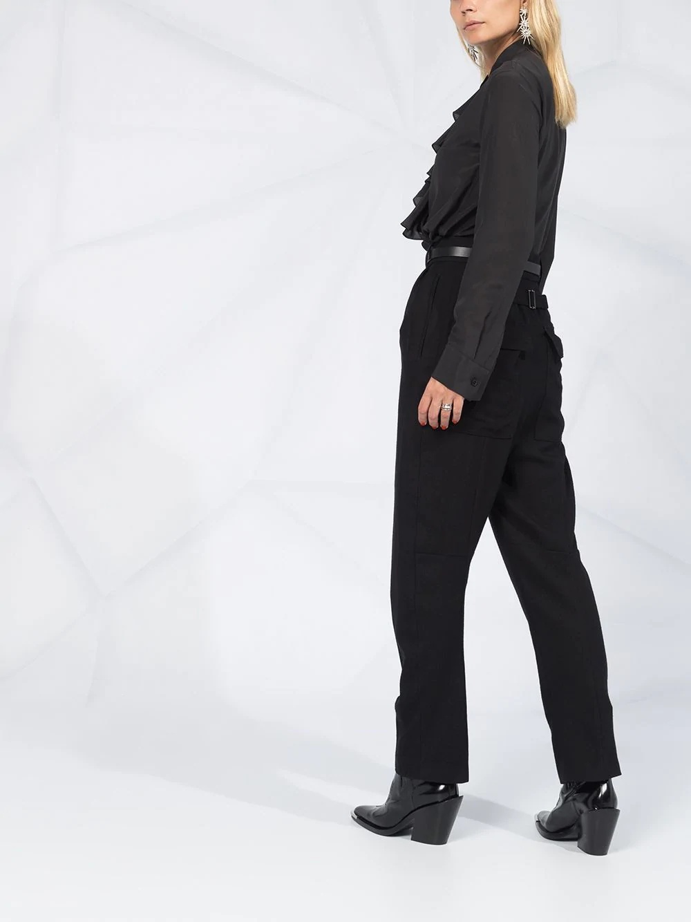 tailored tapered trousers - 4