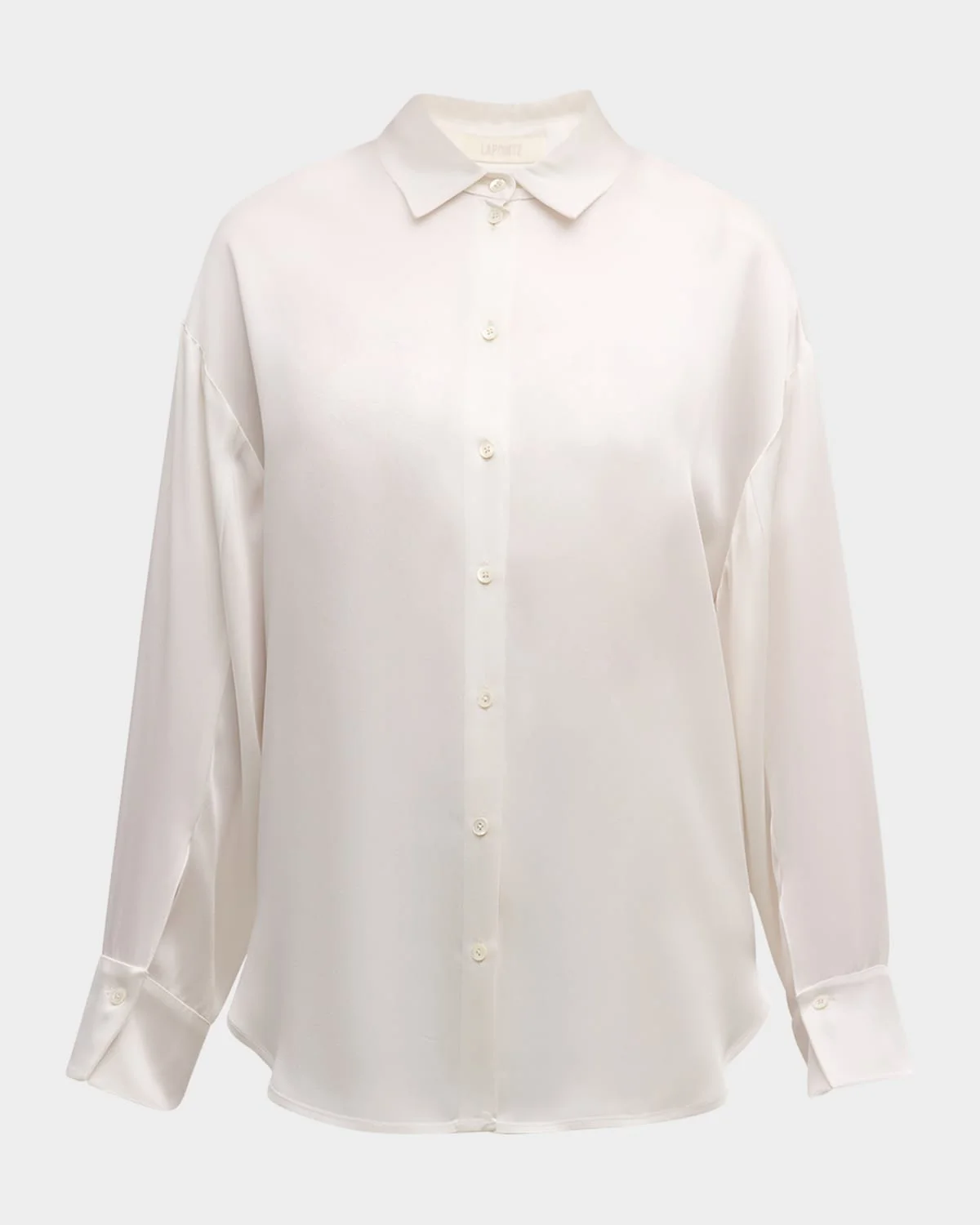 Doubleface Multiway Satin Button-Down Shirt - 1