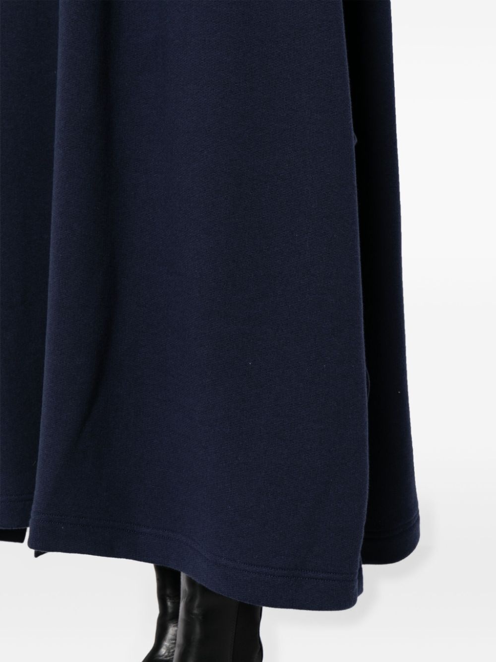 high-waist pleated midi skirt - 5