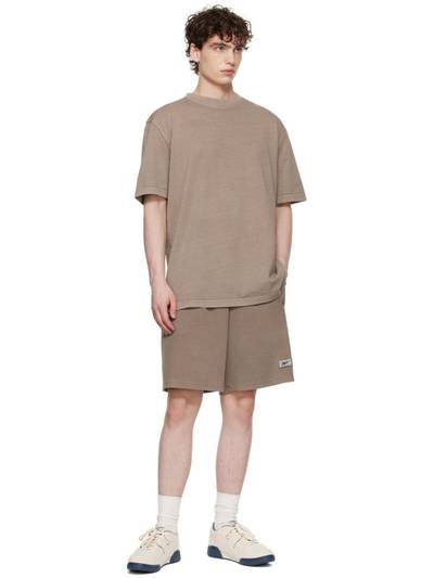 Reebok Taupe Cotton Shorts outlook