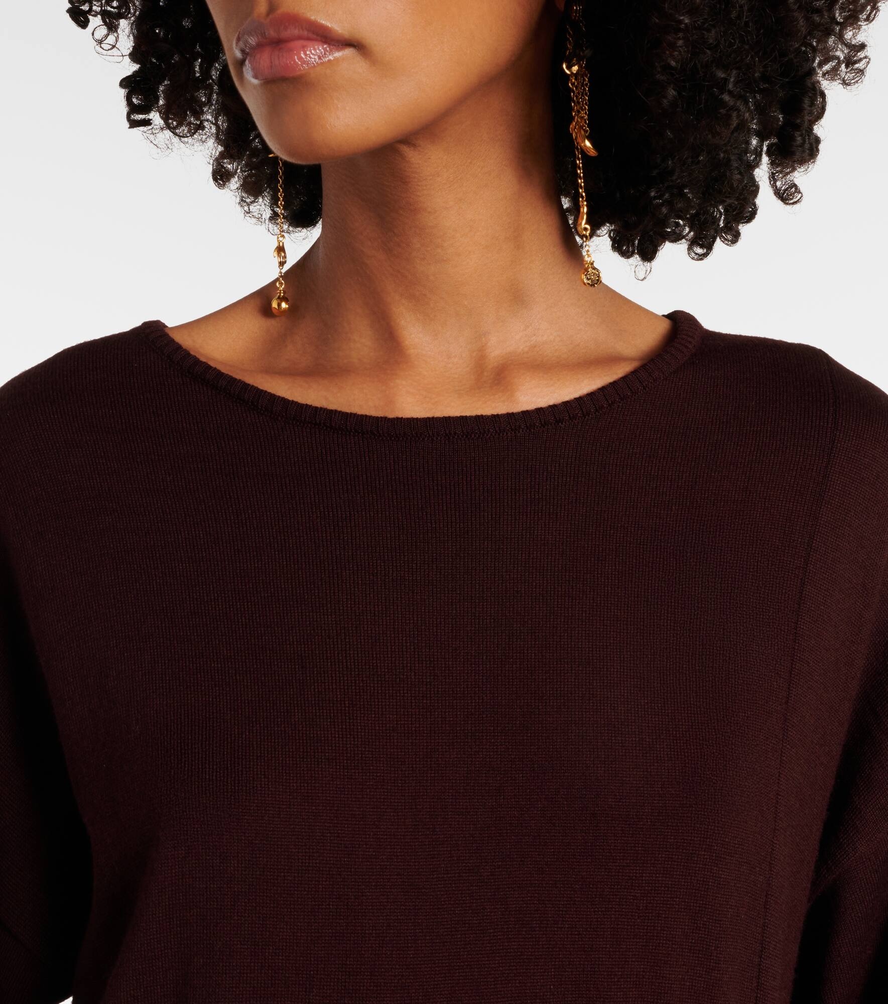 Belted sweater dress - 4