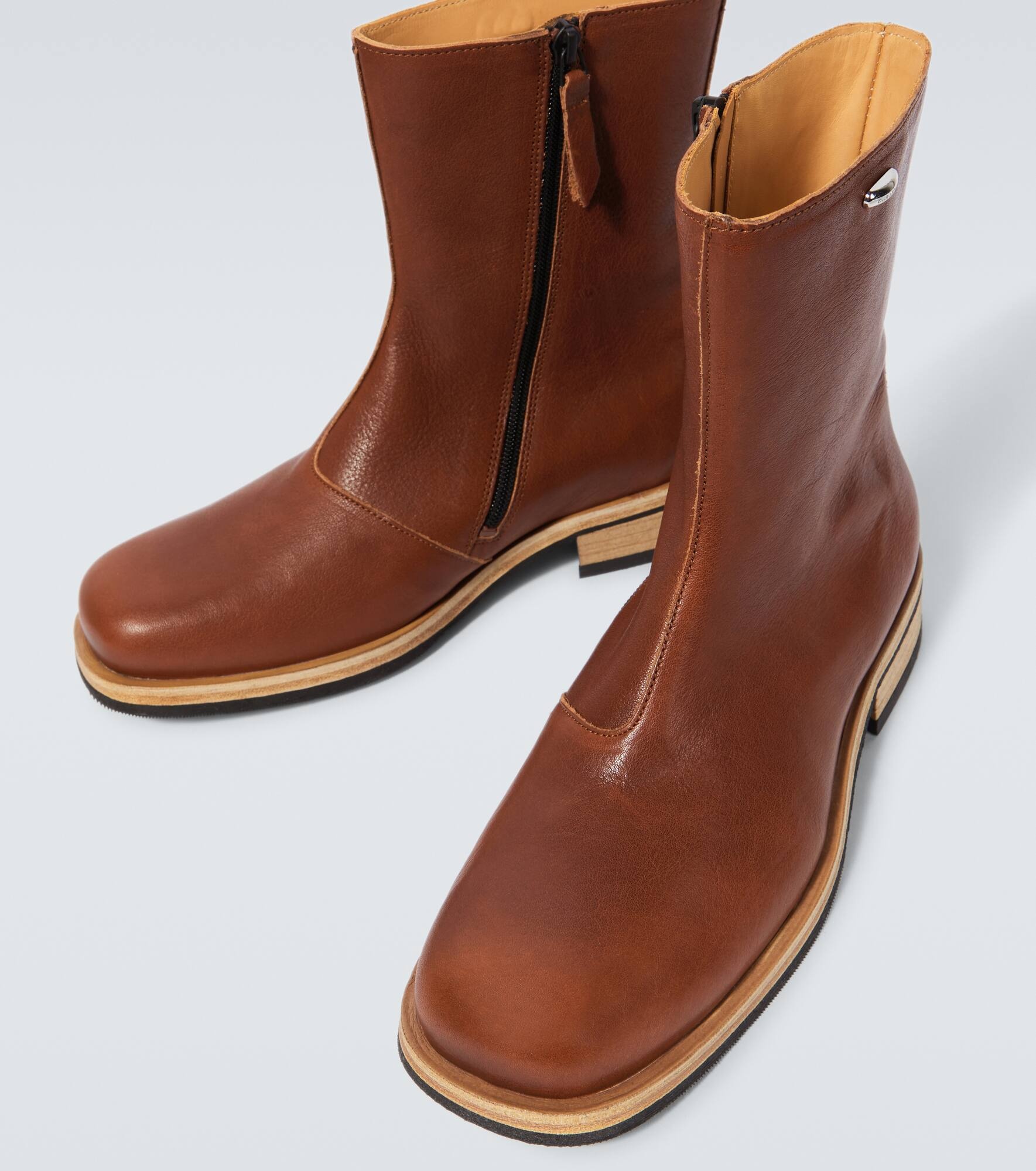 Camion leather ankle boots - 3