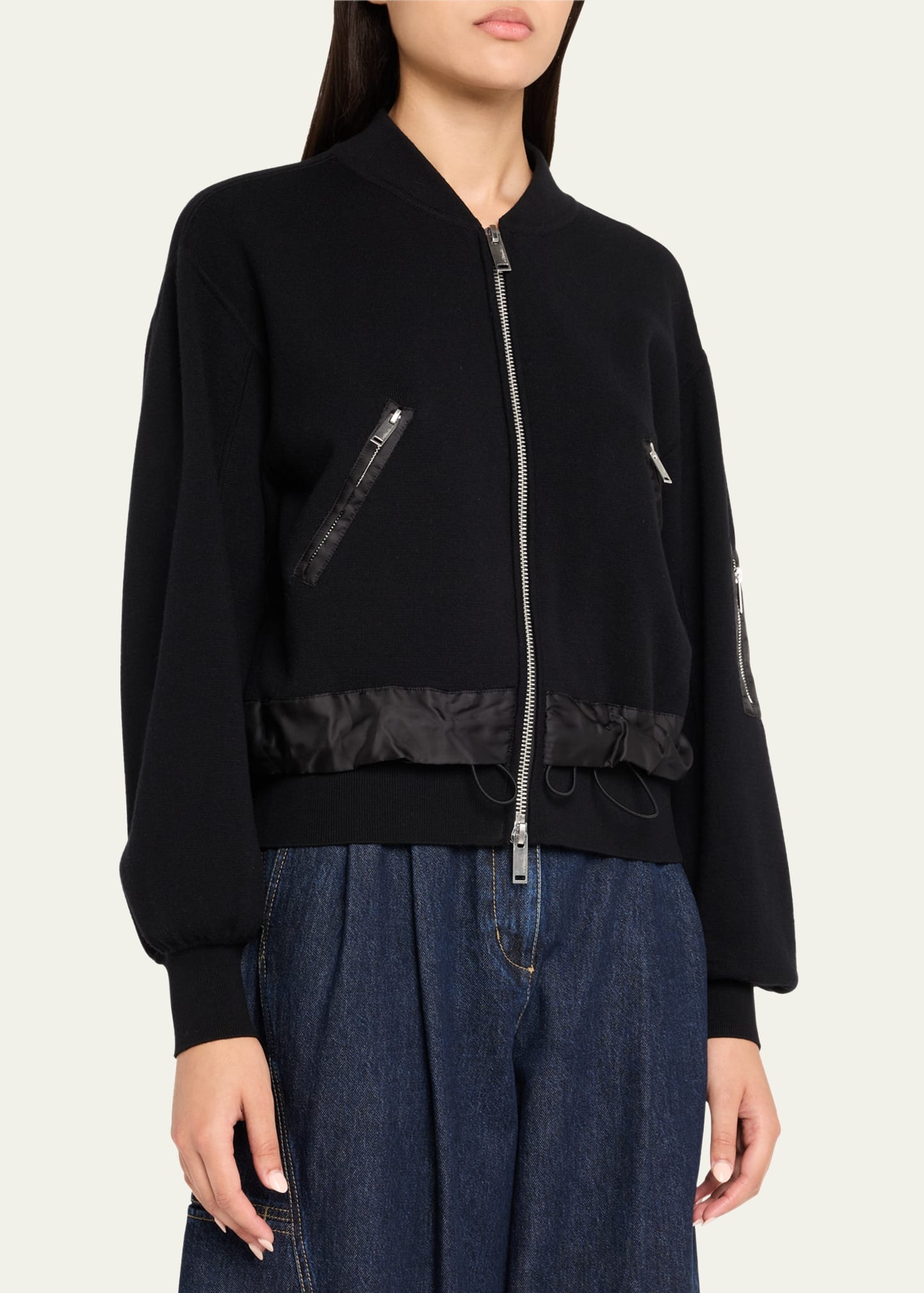 Double-Layer Bomber Jacket - 4