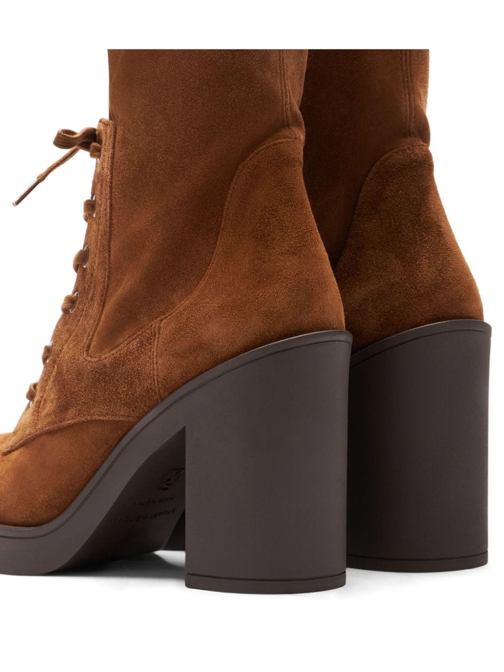 80mm suede boots - 8