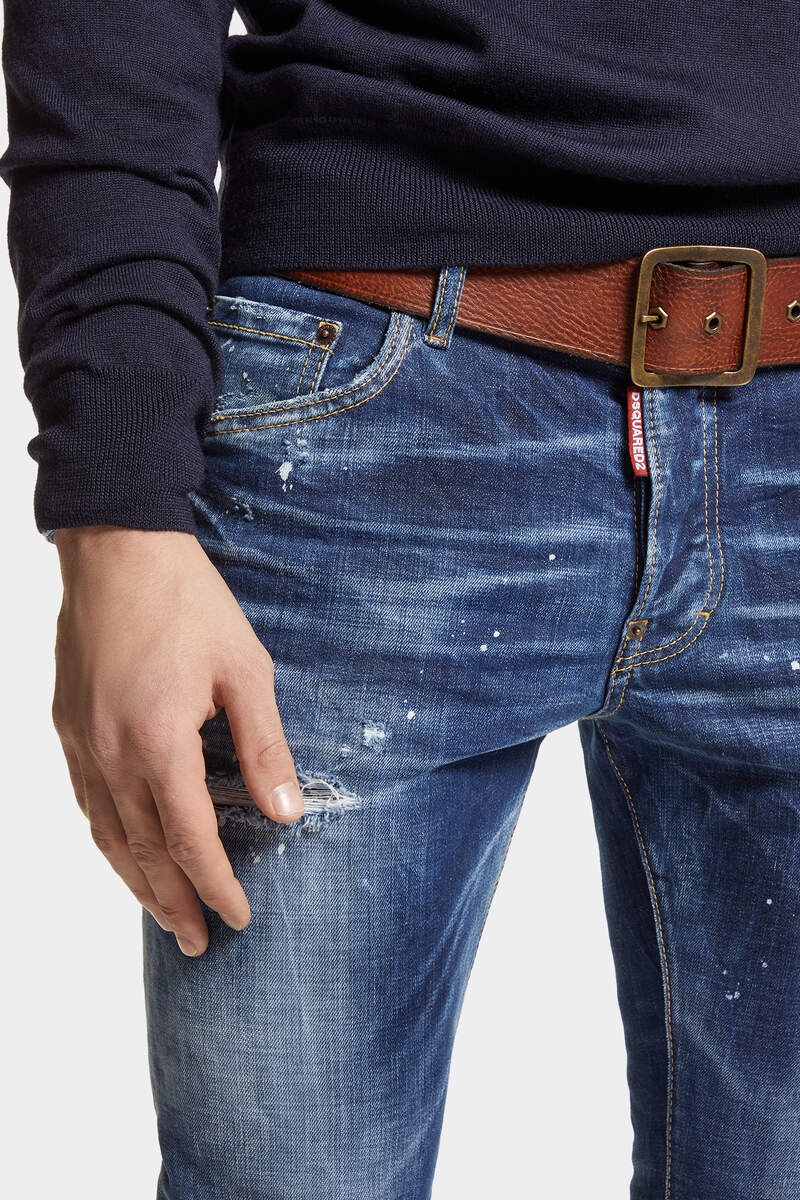 DARK EASY WASH SKATER JEANS - 5