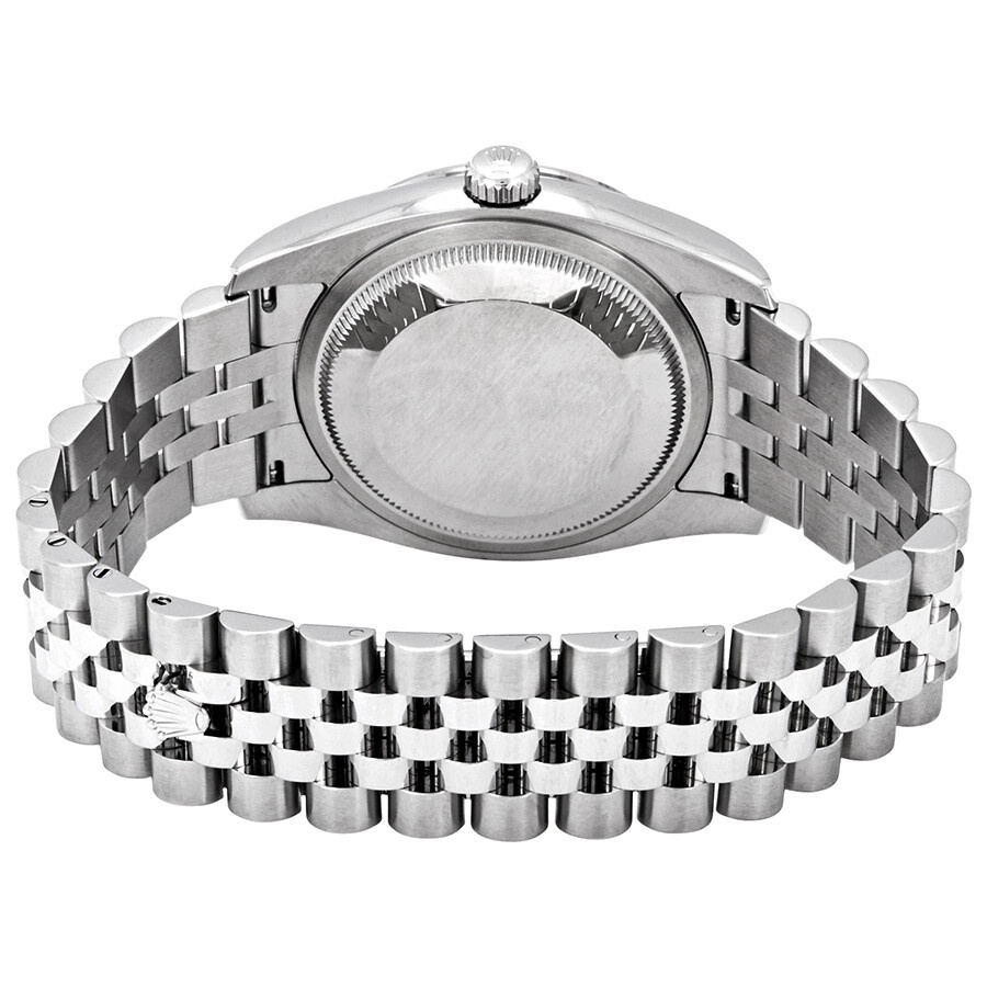 Rolex Oyster Perpetual Datejust 36 Black Dial Stainless Steel Jubilee Bracelet Automatic Men's Watch - 3