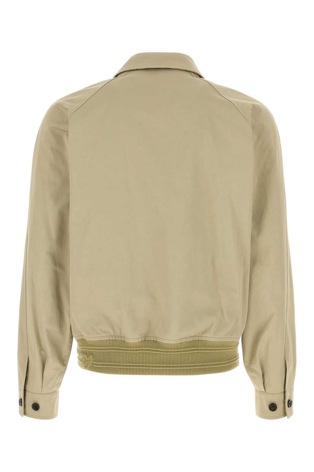 Burberry Men Khaki Cotton Jacket - 2