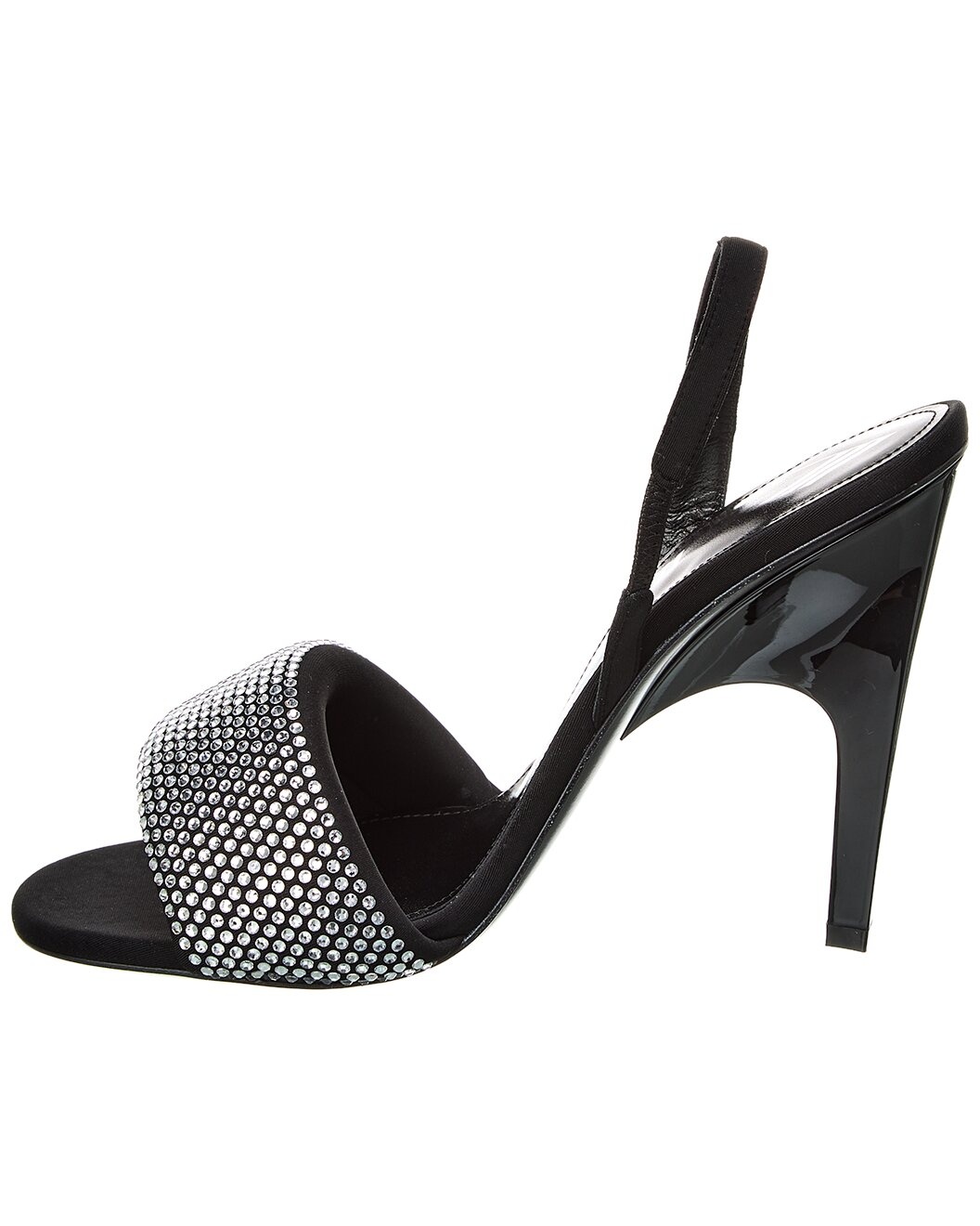 The Attico Rem Satin Slingback Sandal - 2