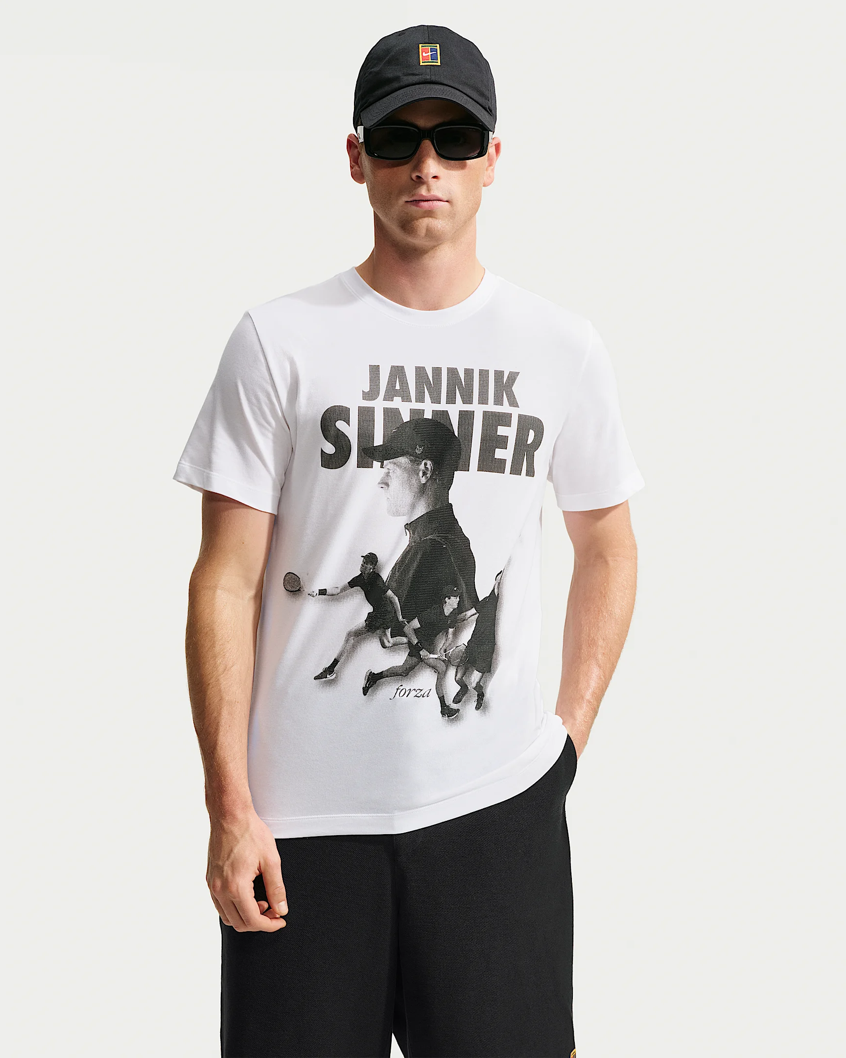 Jannik Sinner Men's NikeCourt Dri-FIT Graphic Tennis T-Shirt - 1